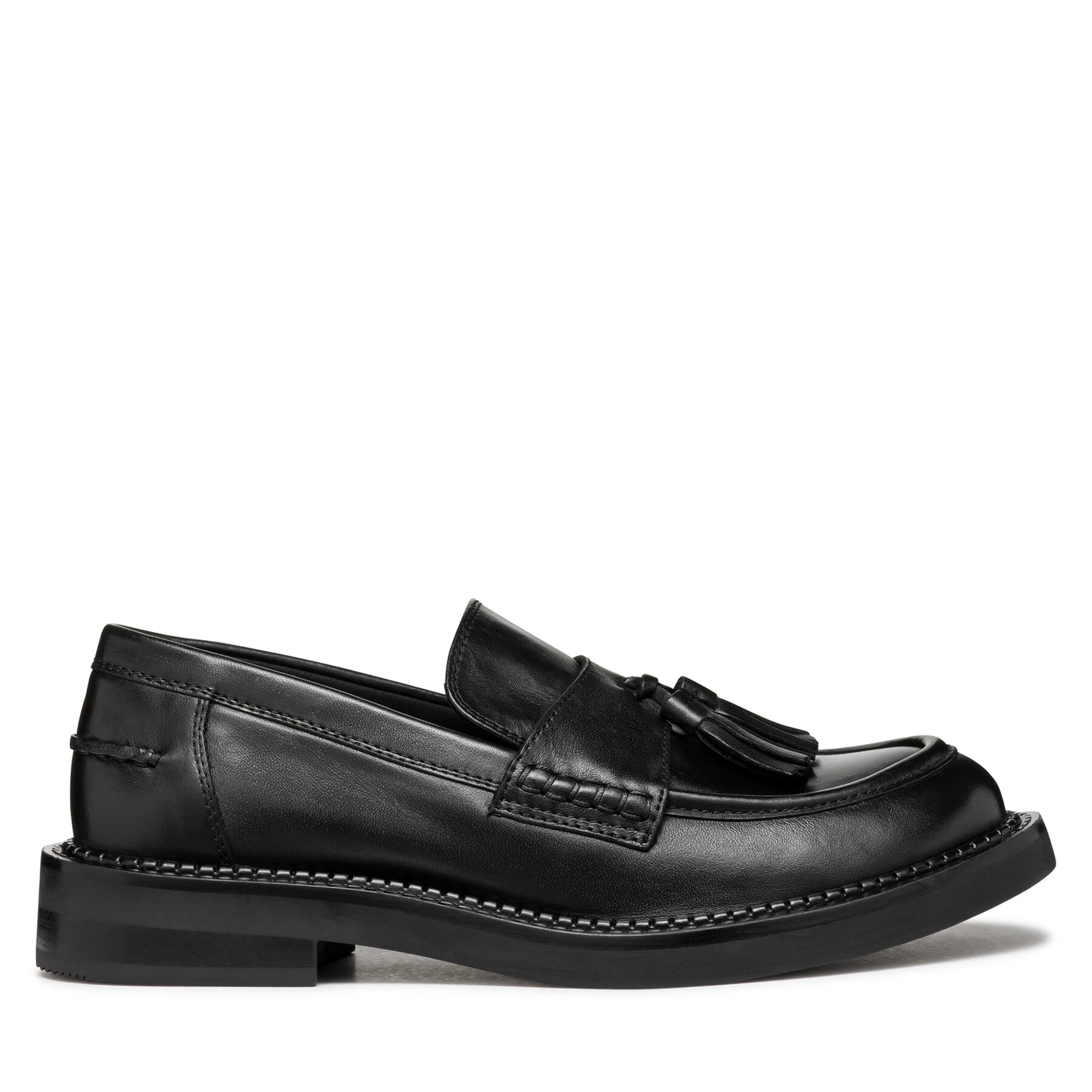 Loafers Geox D Serilda D46WYH 00043 C9999 Negru