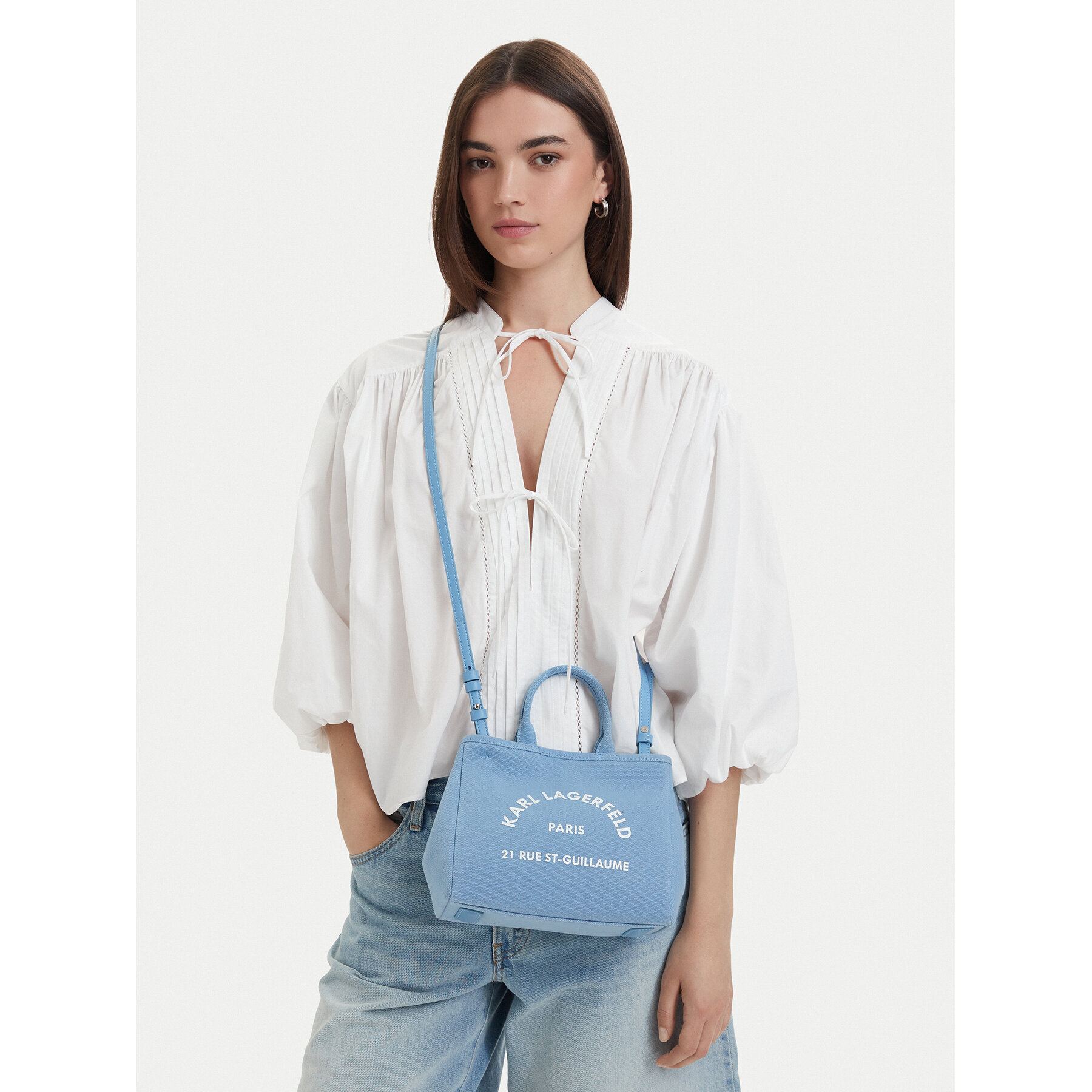 Geantă KARL LAGERFELD B2W50003 Albastru