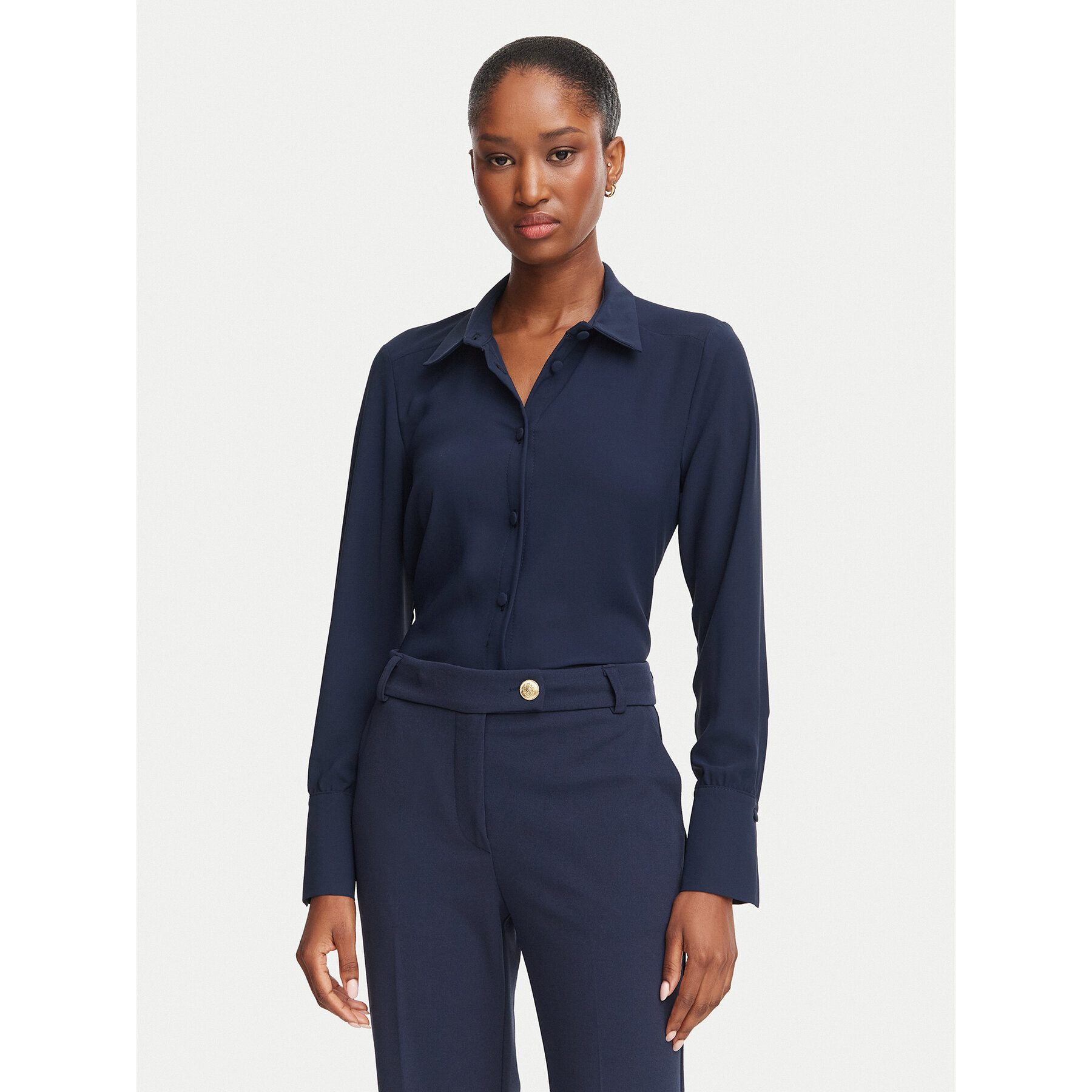 Rinascimento Hemd CFC0130227003 Dunkelblau Regular Fit