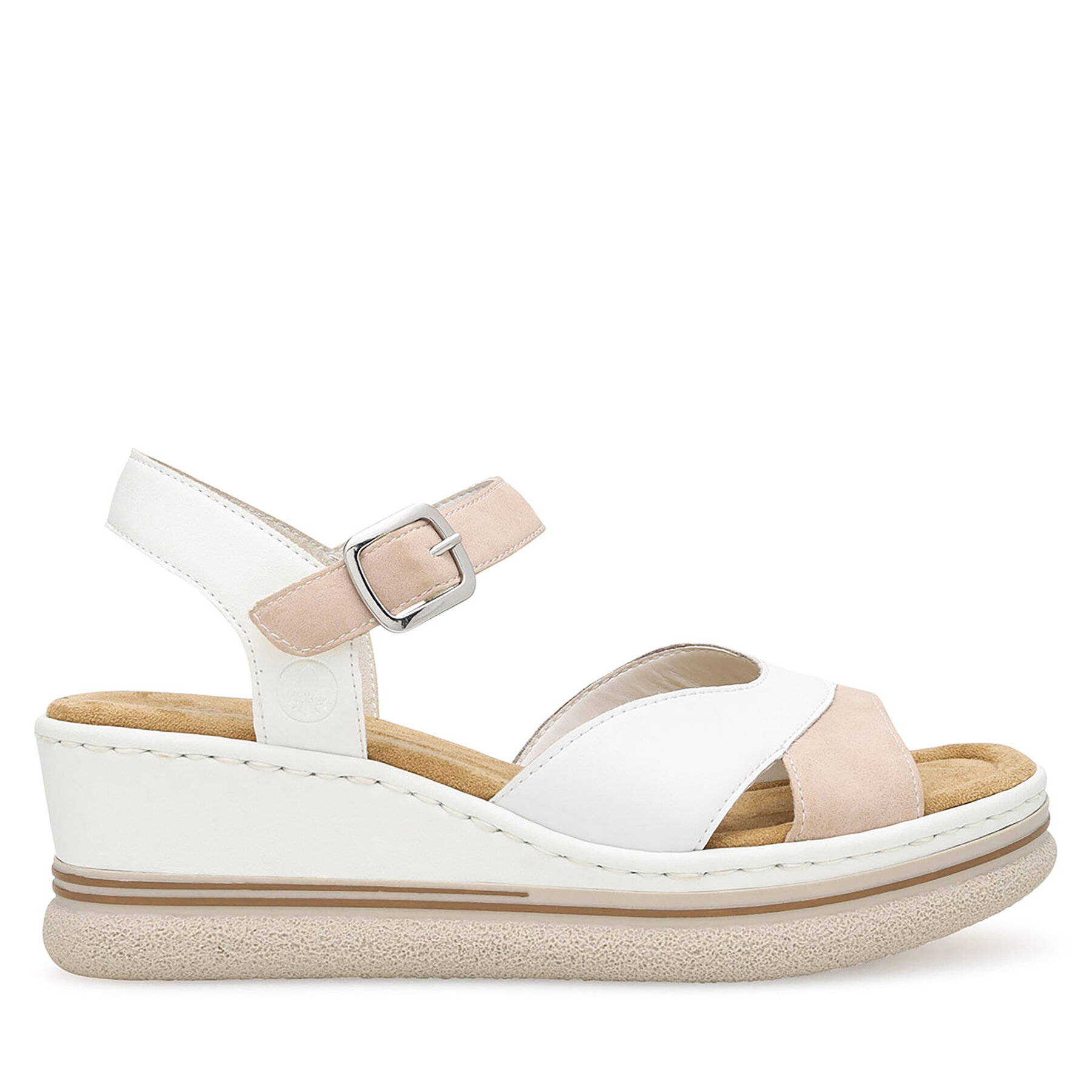 Sandale Rieker 67702-80 Alb