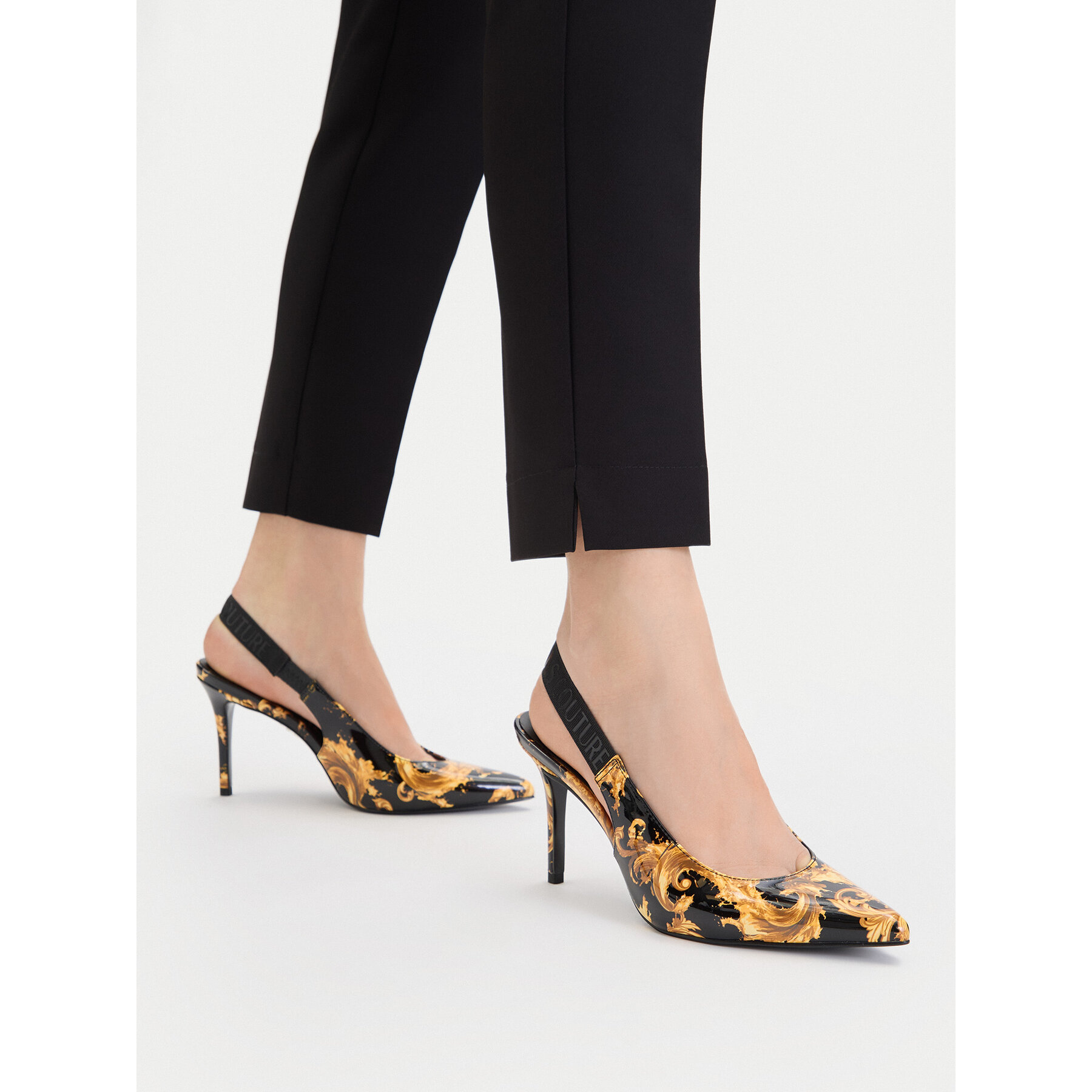 Γόβες Versace Jeans Couture 80VA3S52 ZS366 G89 Μαύρο
