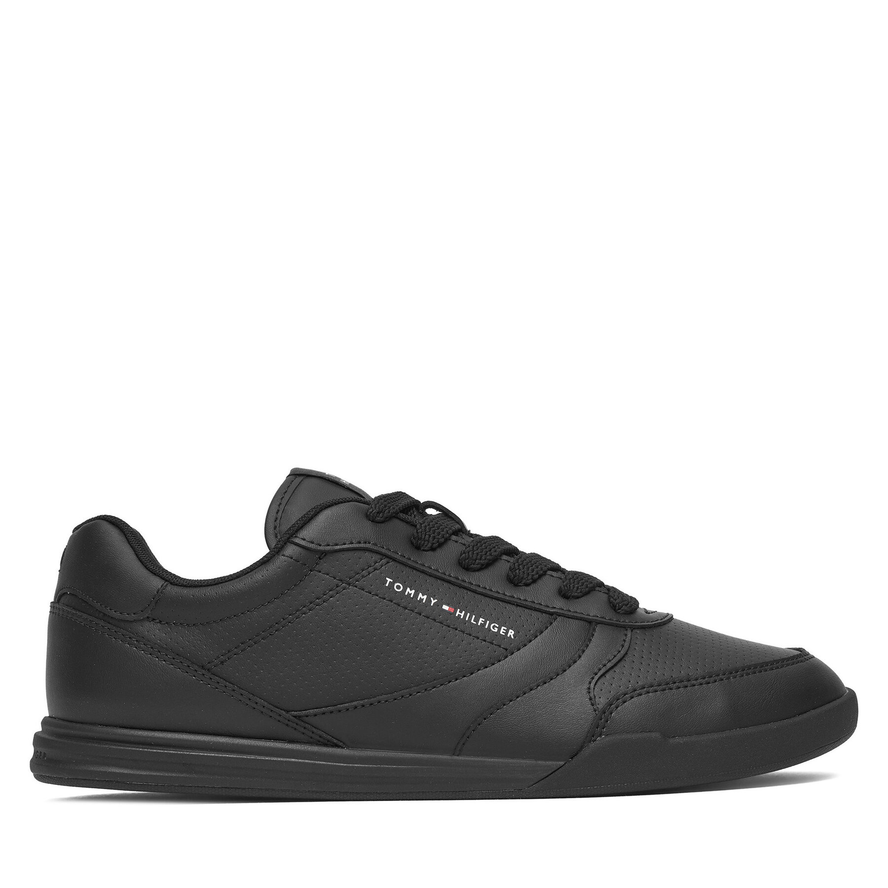 Sneakersy Tommy Hilfiger Lopro Cup Leather FM0FM05677 Čierna