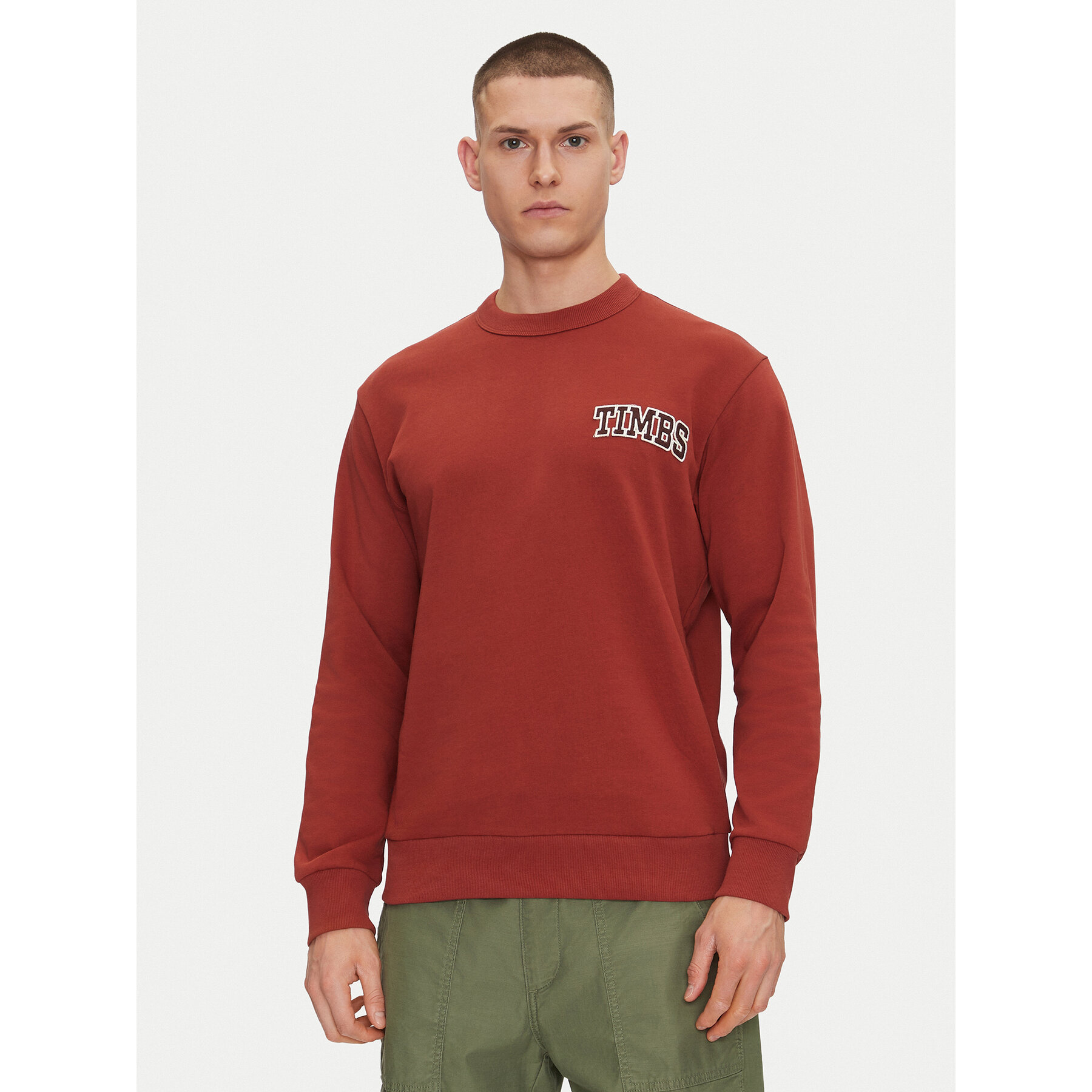 Timberland Sweatshirt TB0A6GPQ Rot Regular Fit