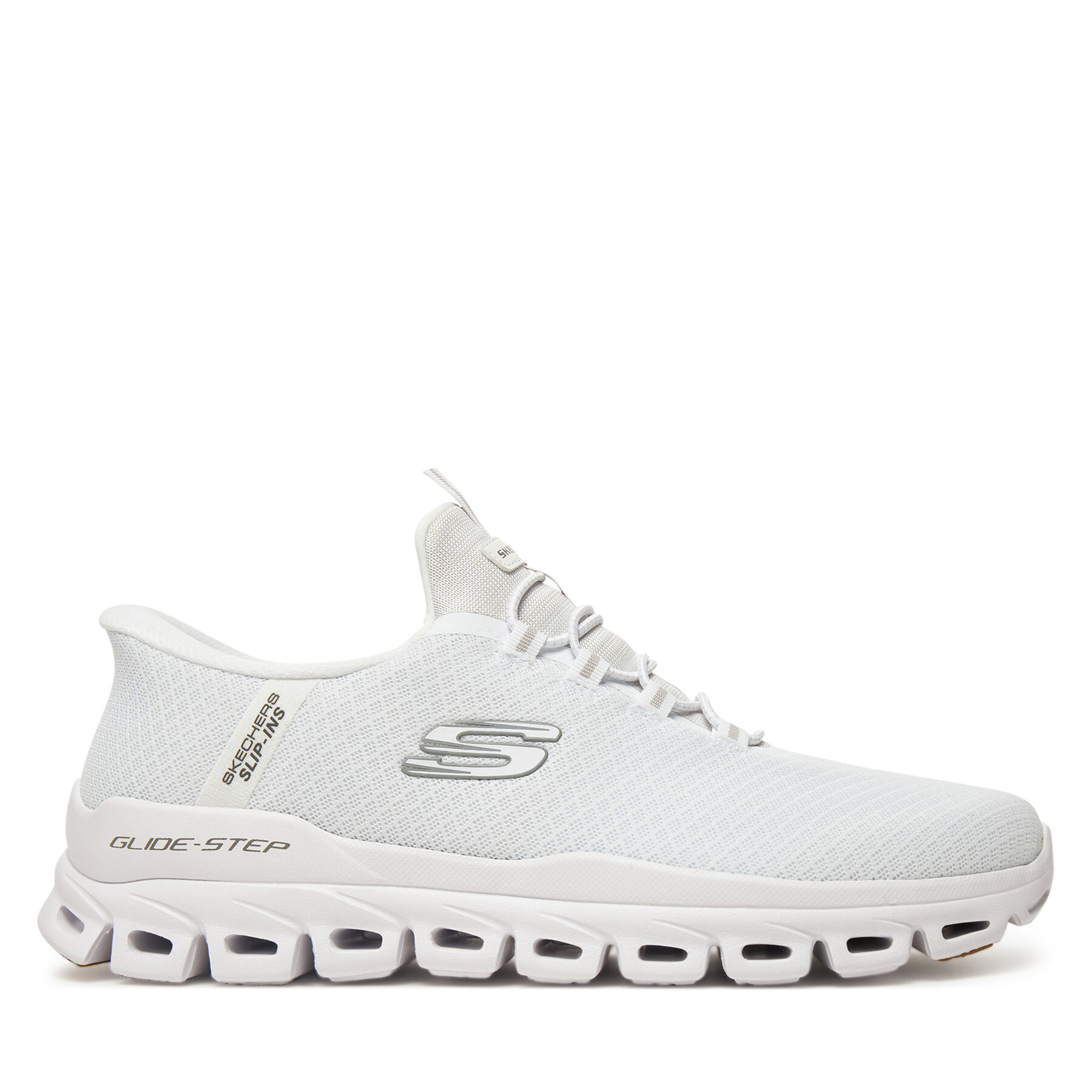 Męskie Sneakersy Skechers, Rozmiar 45 Biały Glide-Step-Noxus 233010/WHT