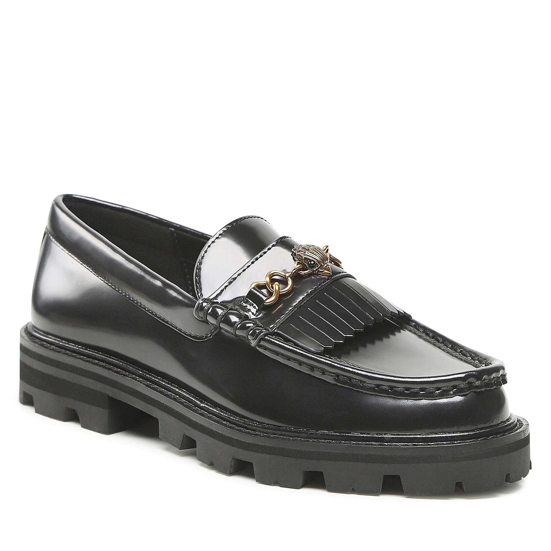 Pantofi Kurt Geiger Carnaby Chunky Loafer 9422100109 Black epantofi.ro imagine noua
