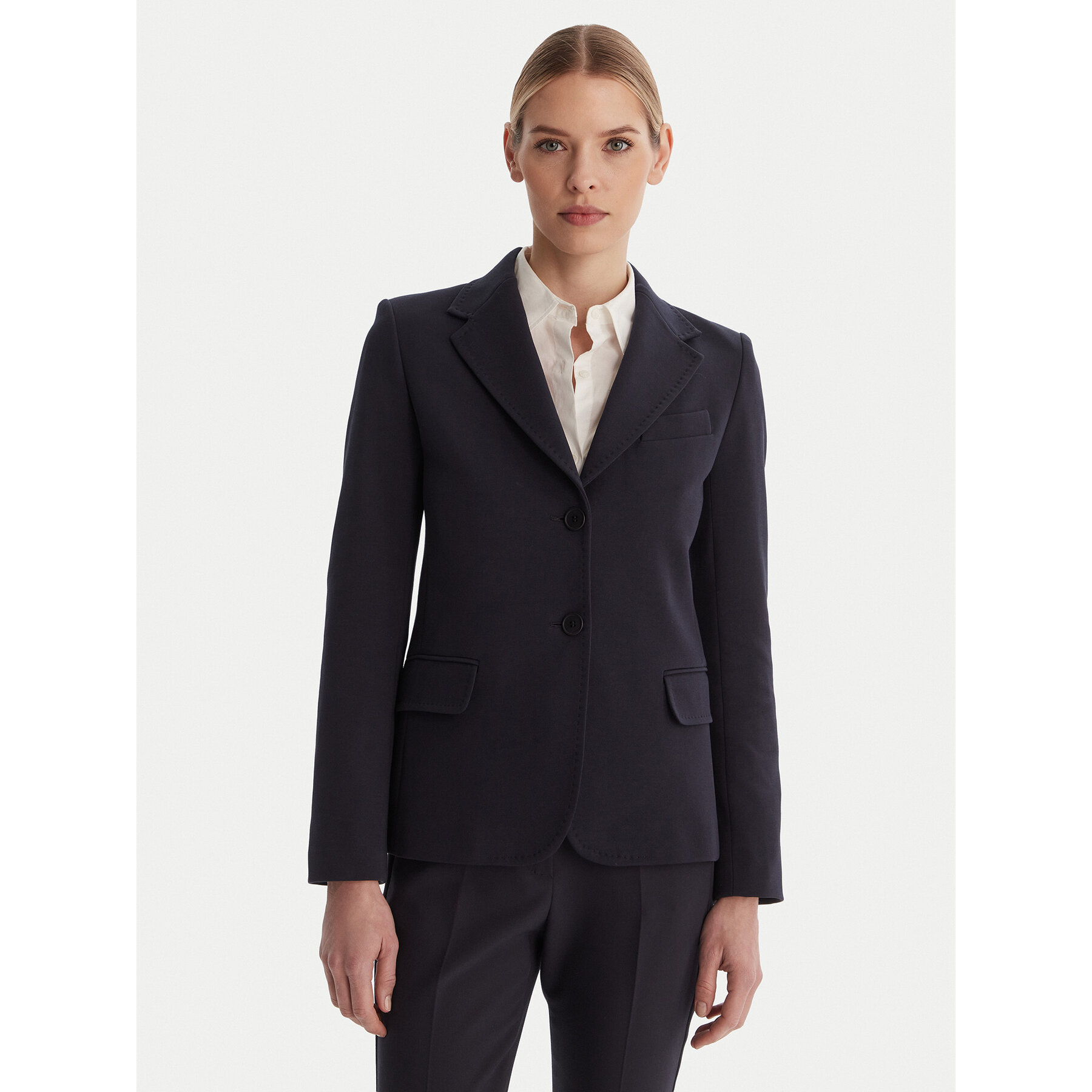 Weekend Max Mara Sakko Ginnasta 2615911011 Dunkelblau Slim Fit