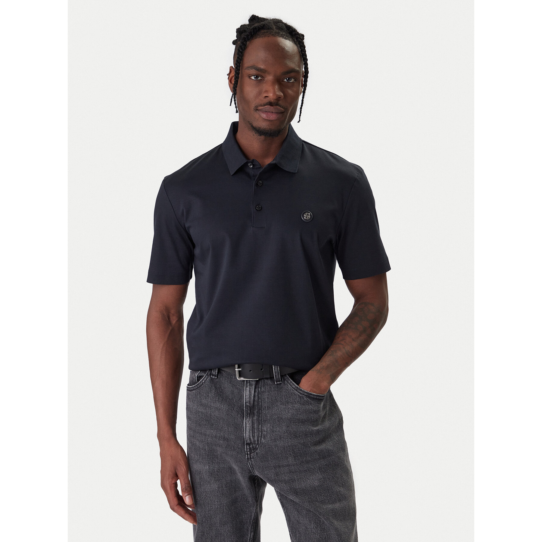 BOSS Polo C-Parris 01 50555829 Tamnoplava Regular Fit