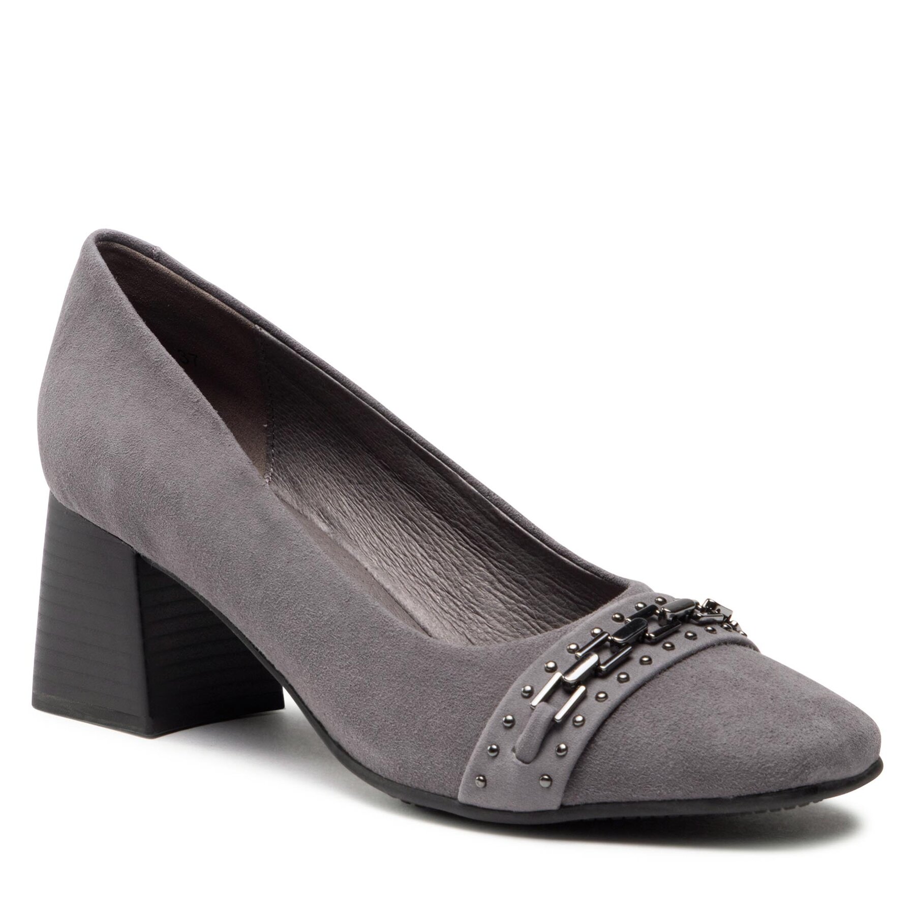 Nizki čevlji Caprice 9-24402-41 Dk Grey Suede 206