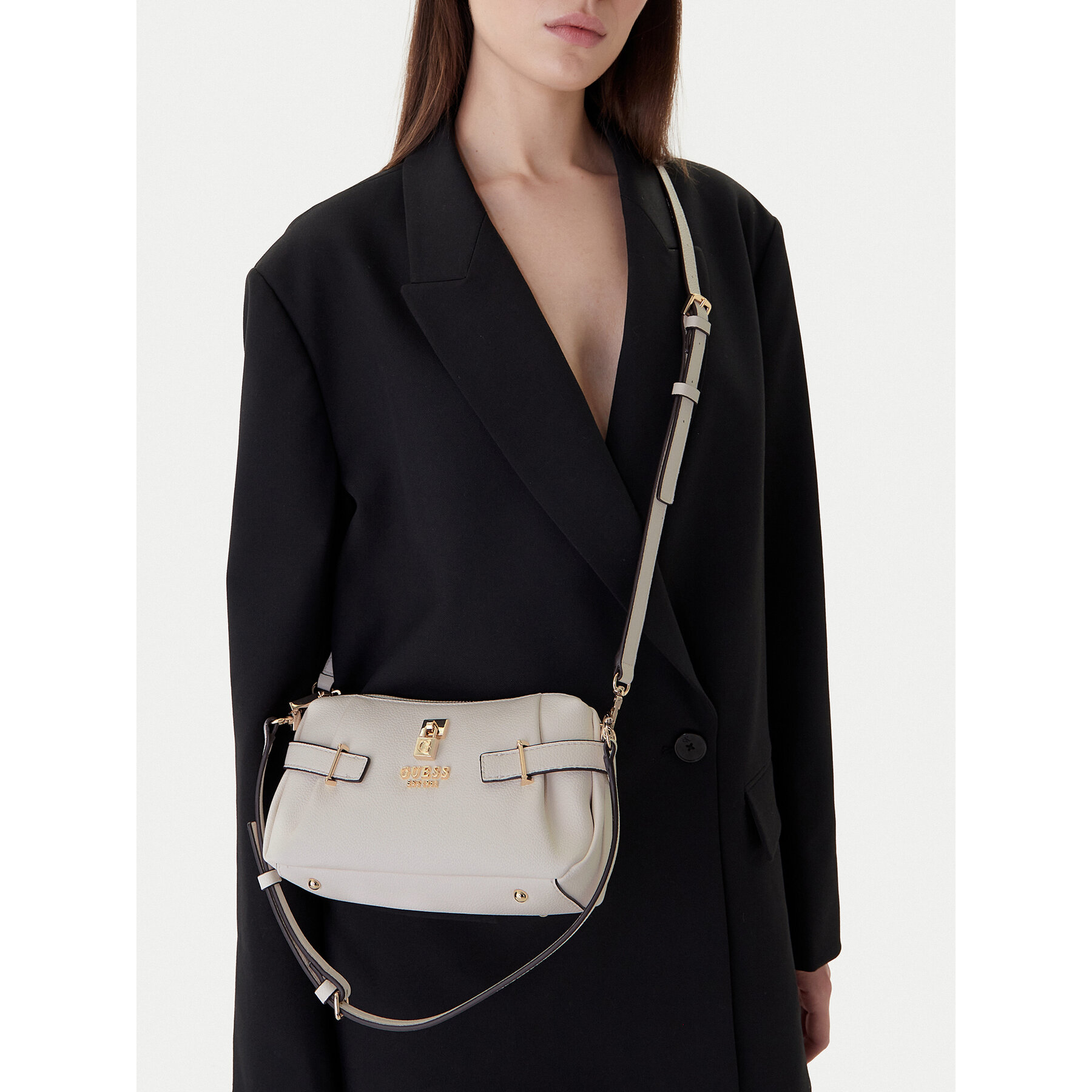Ročna torba Guess Yesba Mini HWBG78 33720 Écru