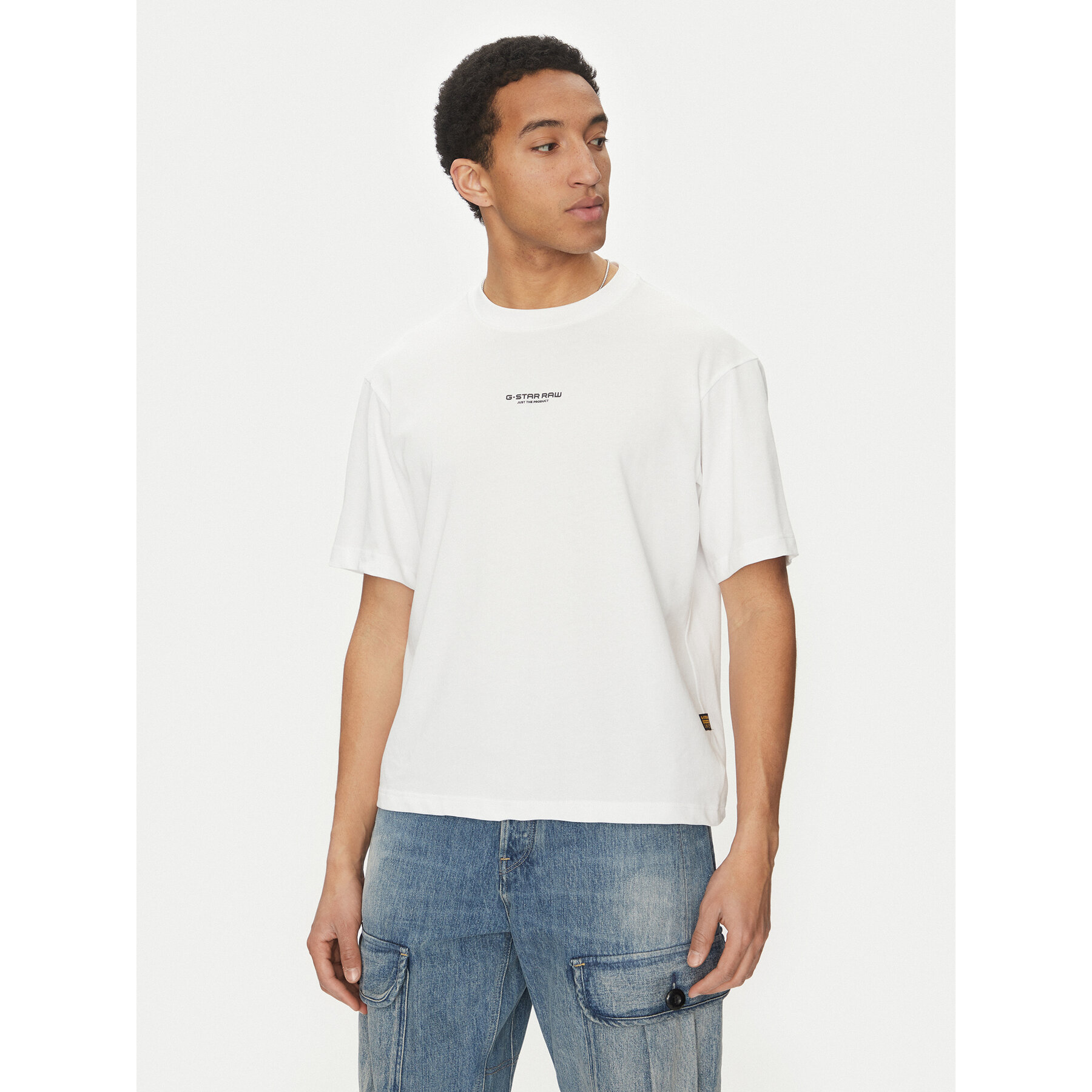 G-Star Raw T-shirt Center D24780-C336 Bianco Regular Fit