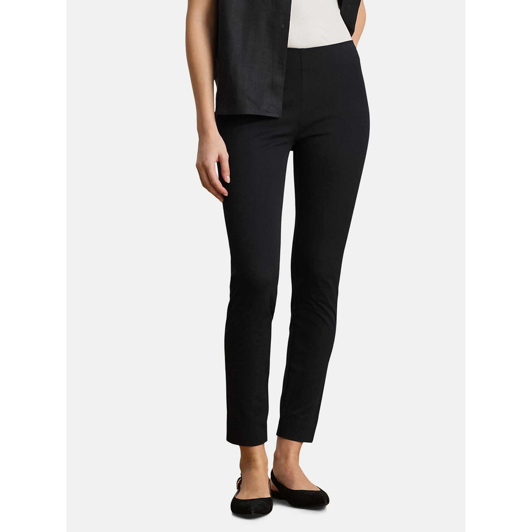 LAUREN RALPH LAUREN Stoffhose 200631310003 Schwarz Regular Fit