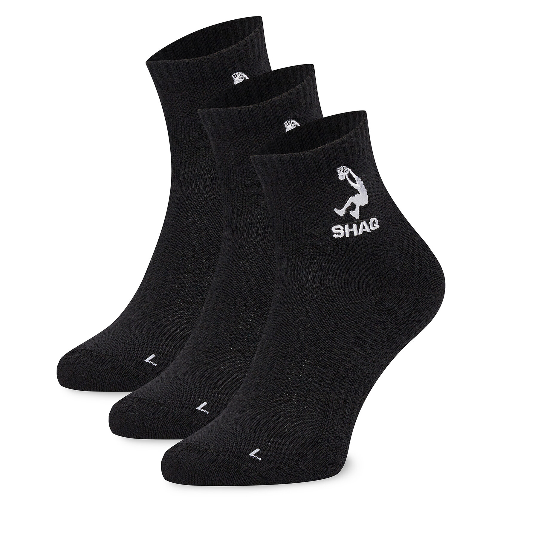 Kratke nogavice Shaq AS_SHQ_H_001Z_SS25 (3-PACK) Črna