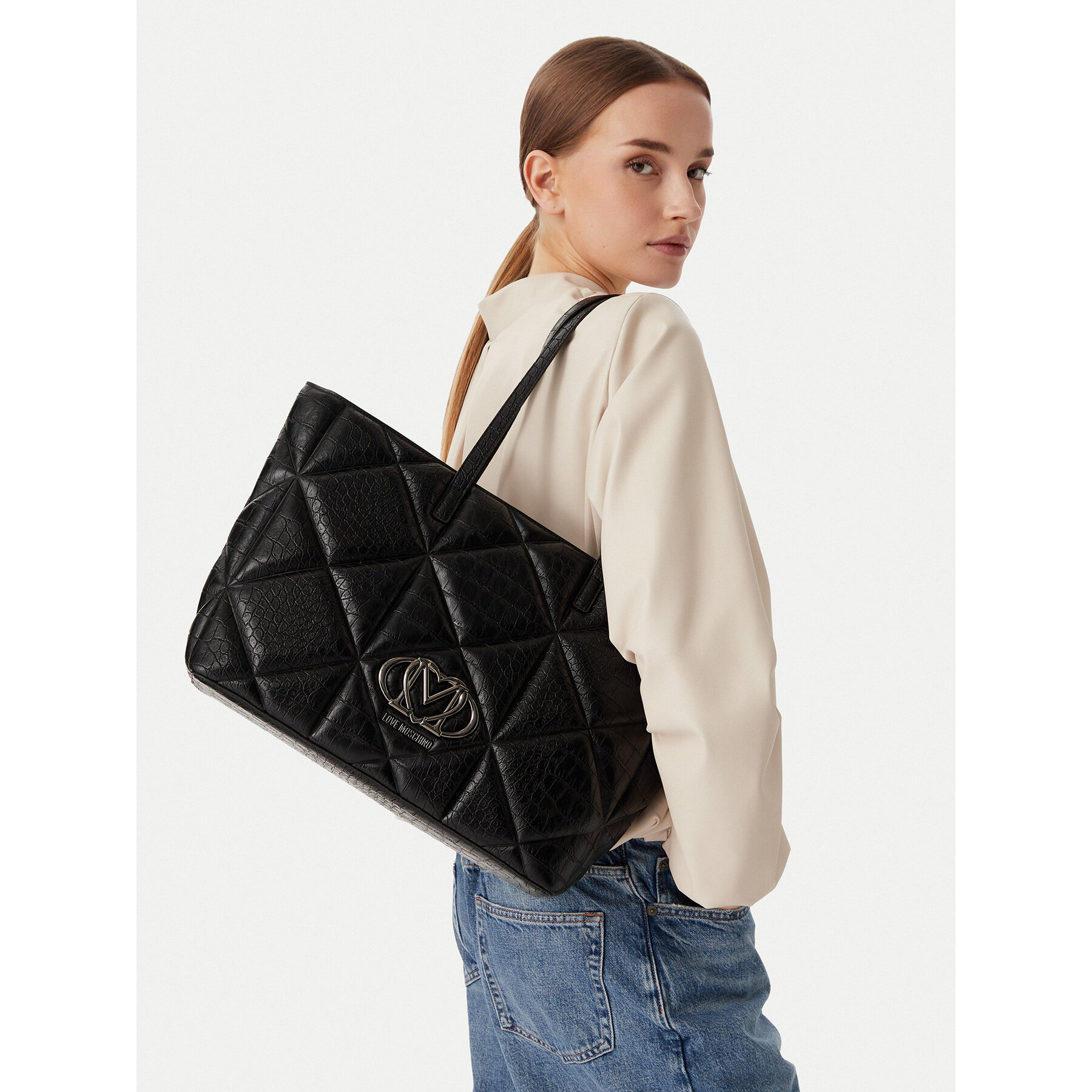 Kabelka LOVE MOSCHINO JC4120PP1PLF1000 Čierna