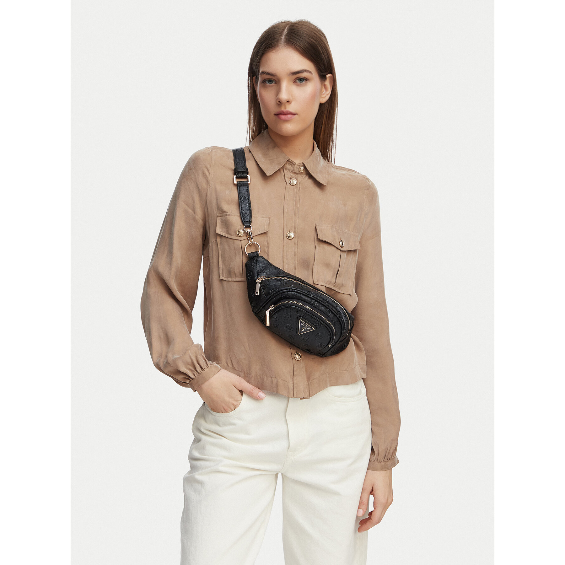 Borsetă Guess Wilder Travel TWDP7 452080 Negru