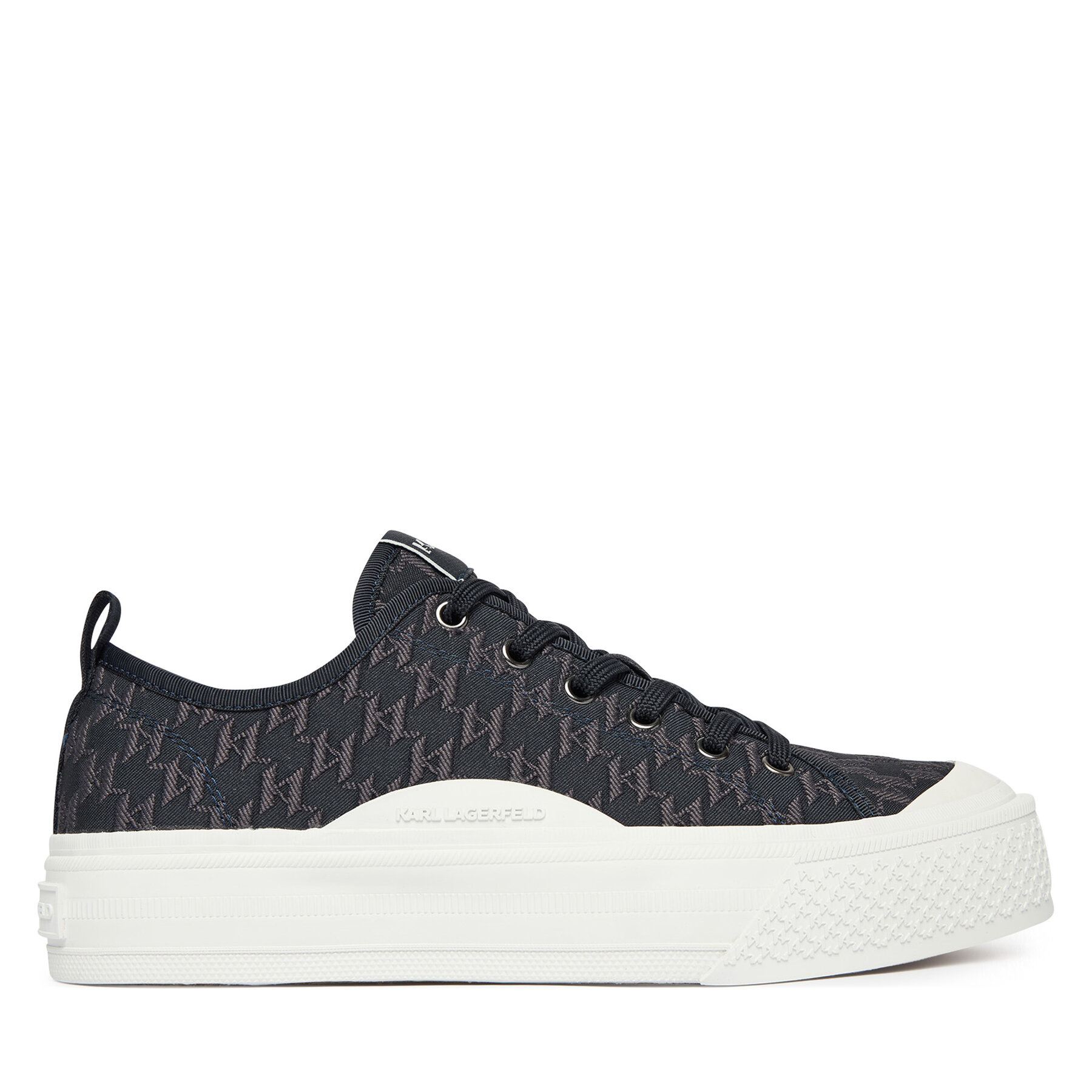 Tenisice KARL LAGERFELD Kampus Max V KL50516 Tamnoplava