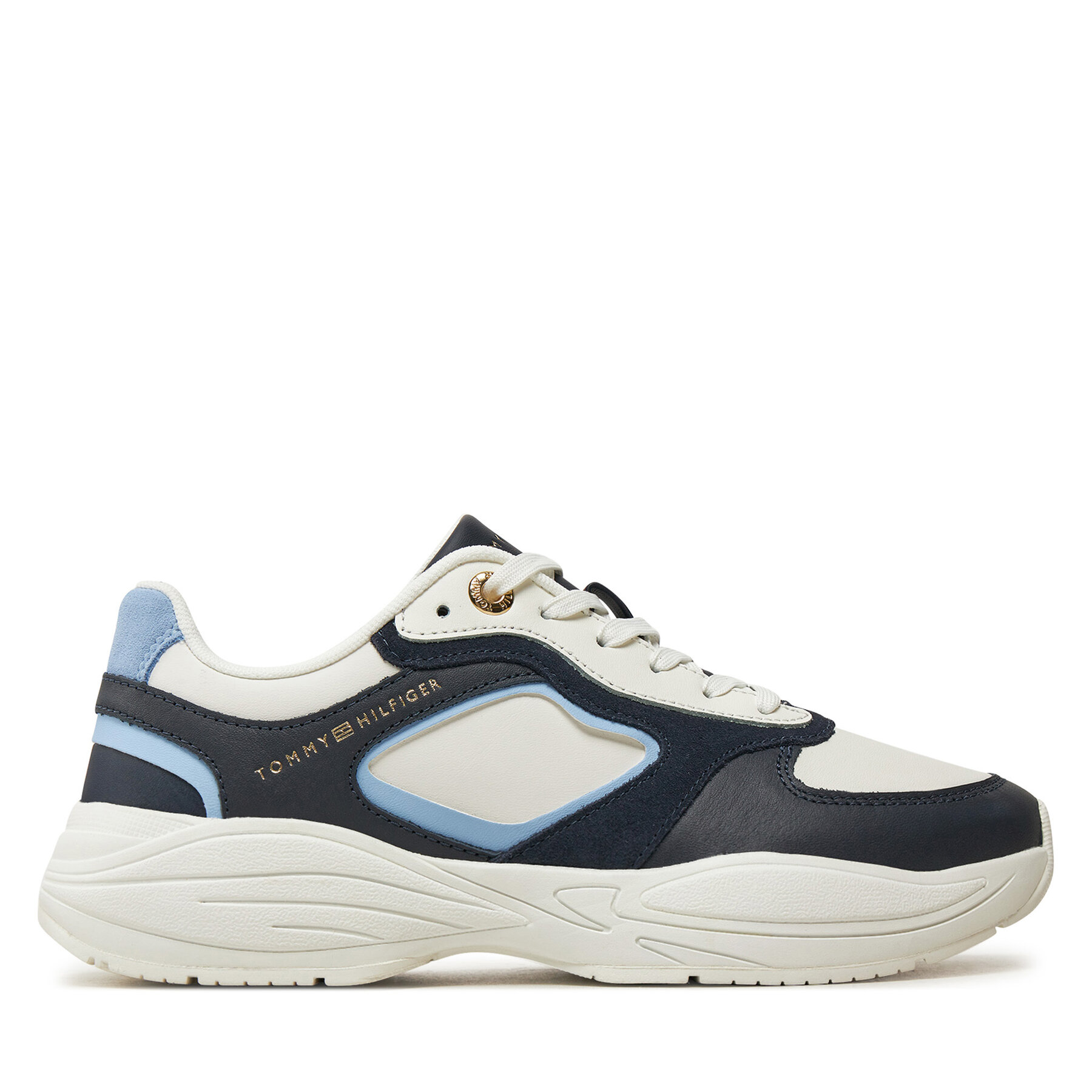 Damskie Sneakersy Tommy Hilfiger, Rozmiar 37 Granatowy Chunky Runner FW0FW07996