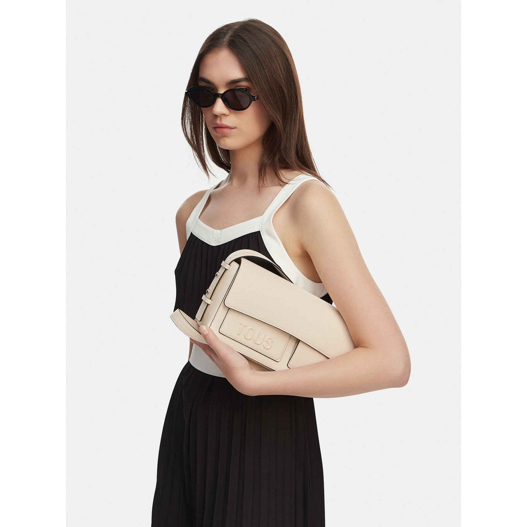 Τσάντα TOUS Back To Basics 2002381501 Μπεζ