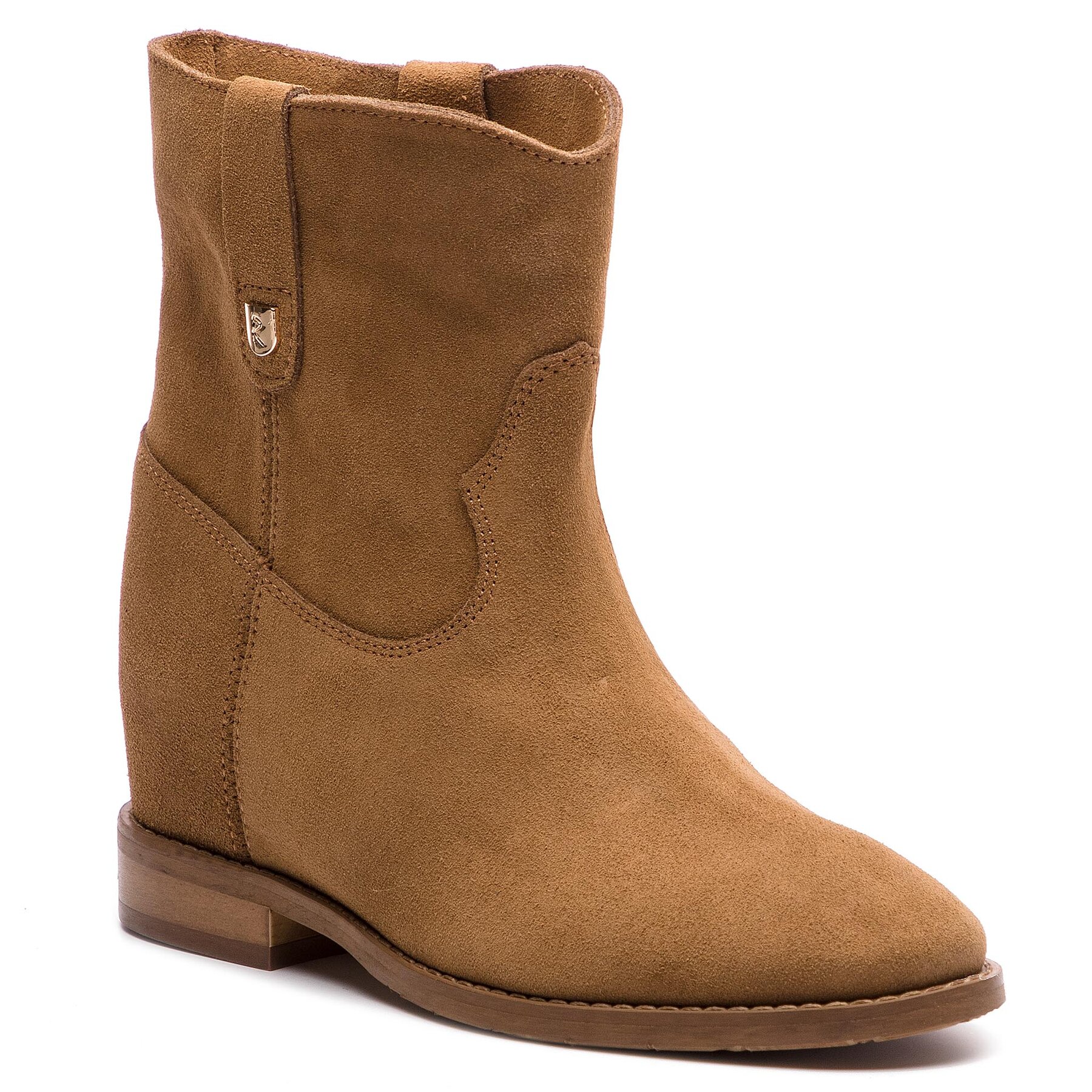 Botine R.Polański 0880 Oliwka 471 Zamsz