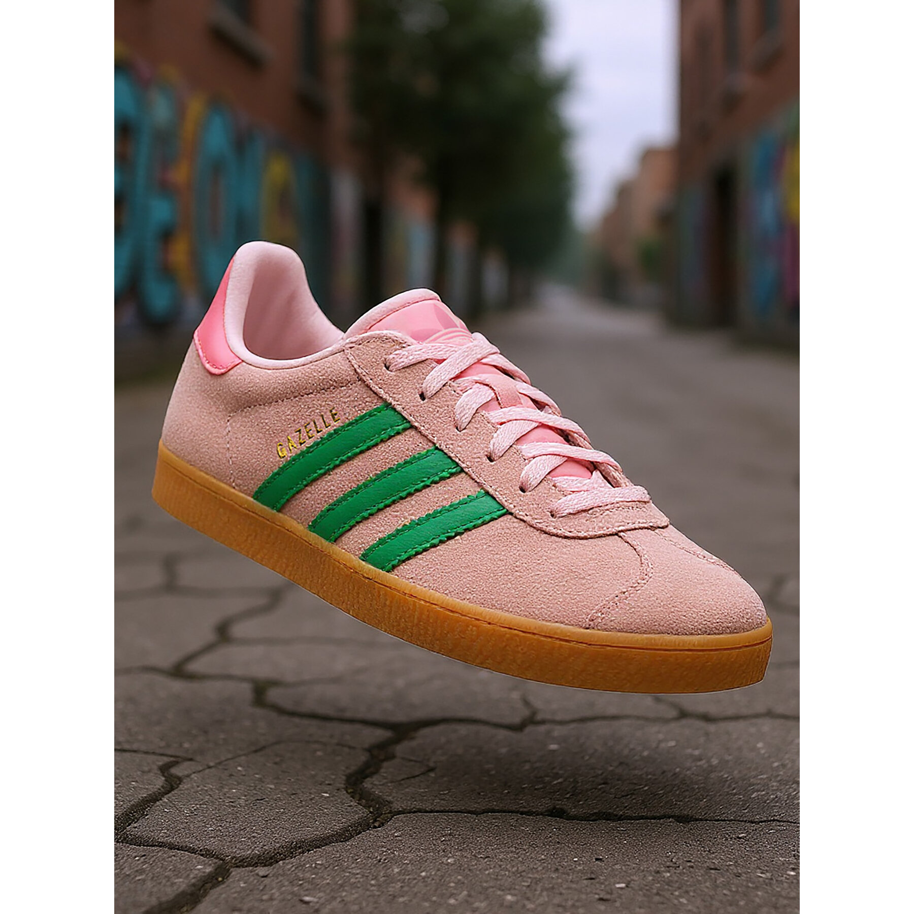 Sneakersy adidas Gazelle J JP7128 Ružová