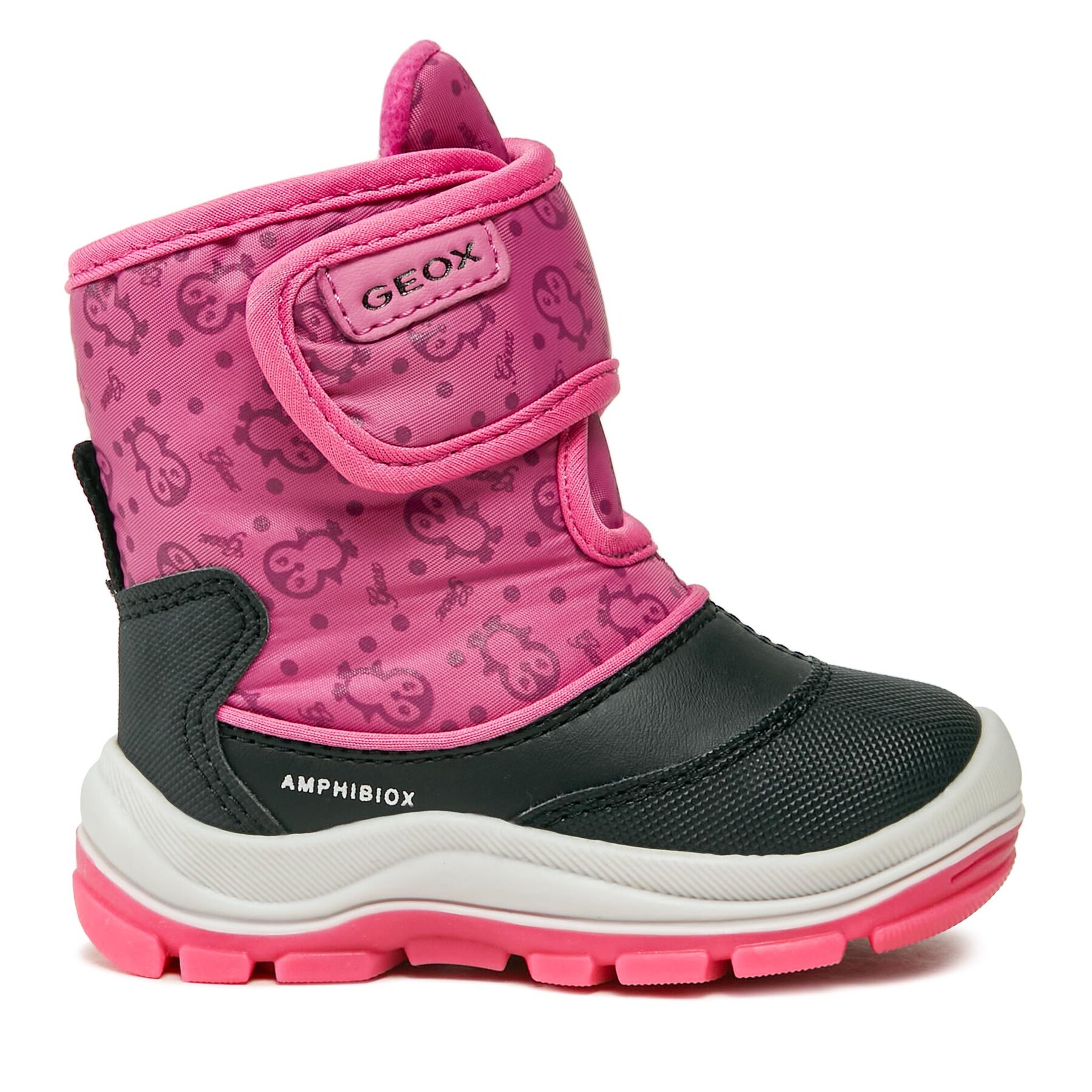 Gyerek Hótaposó Geox, Méret: 20, Fekete, B Flanfil Girl B Abx B263WG 0BCMN C0922 M