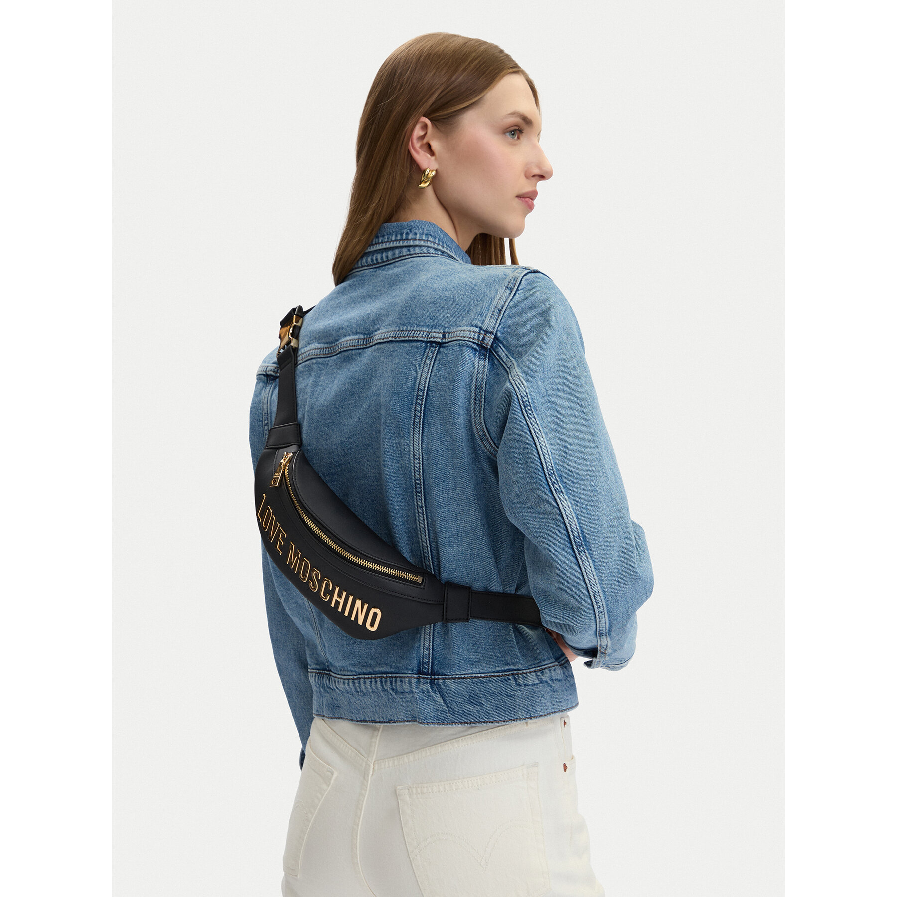 Ľadvinka LOVE MOSCHINO JC4195PP0OKD0000 Čierna