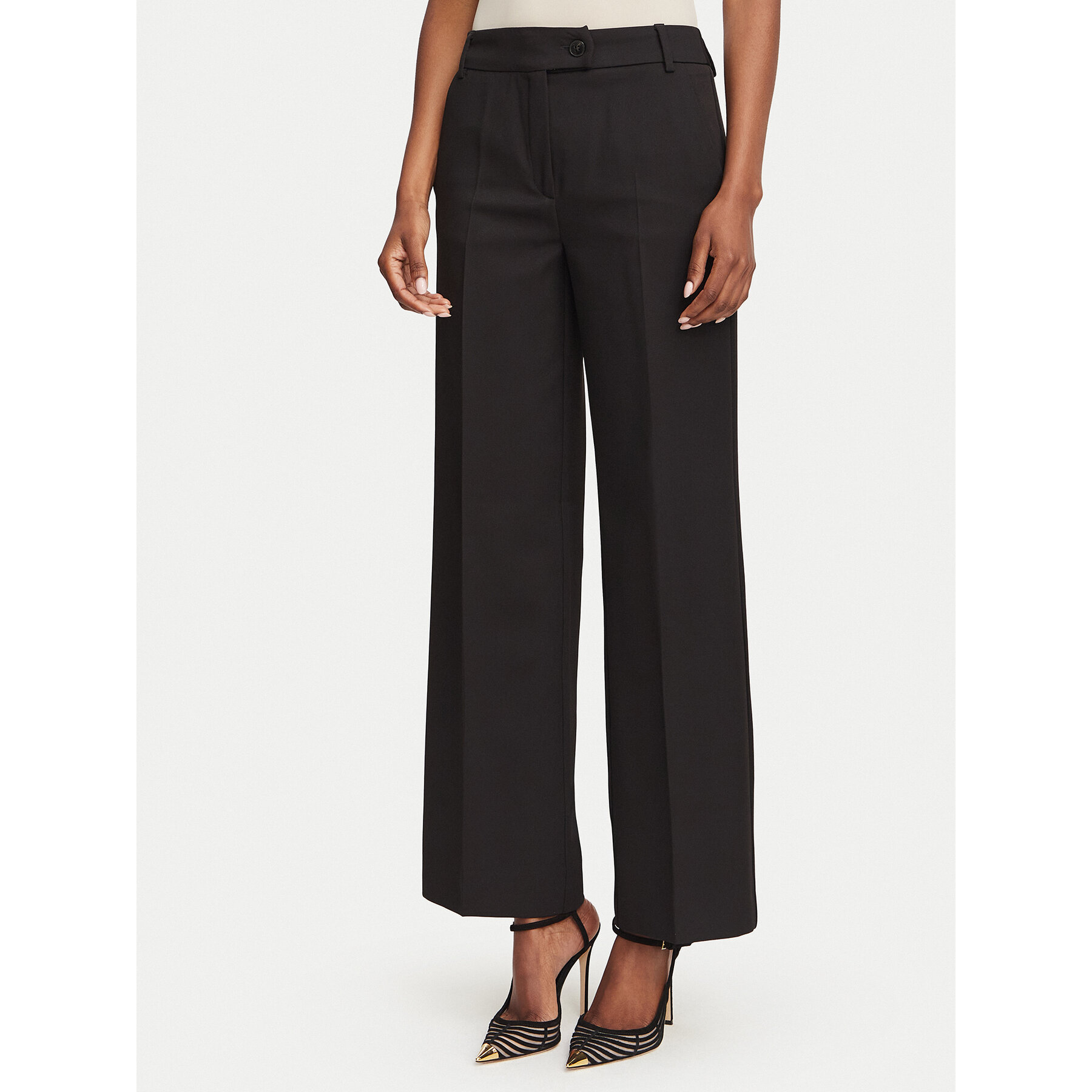 Marella Stoffhose Emme by Marella Ghinea 2625136081 Schwarz Straight Fit