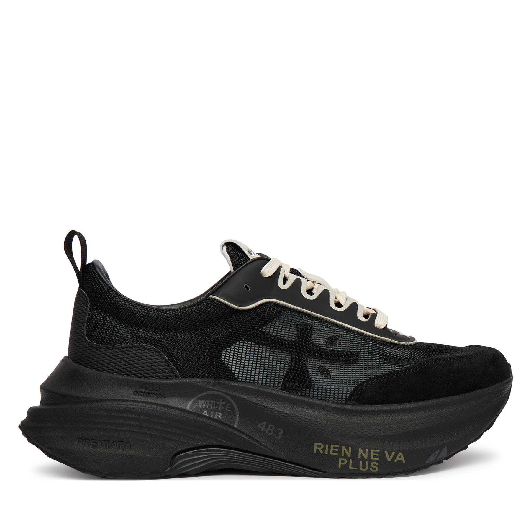 Sneakersy Premiata Hill Var 8240 Čierna