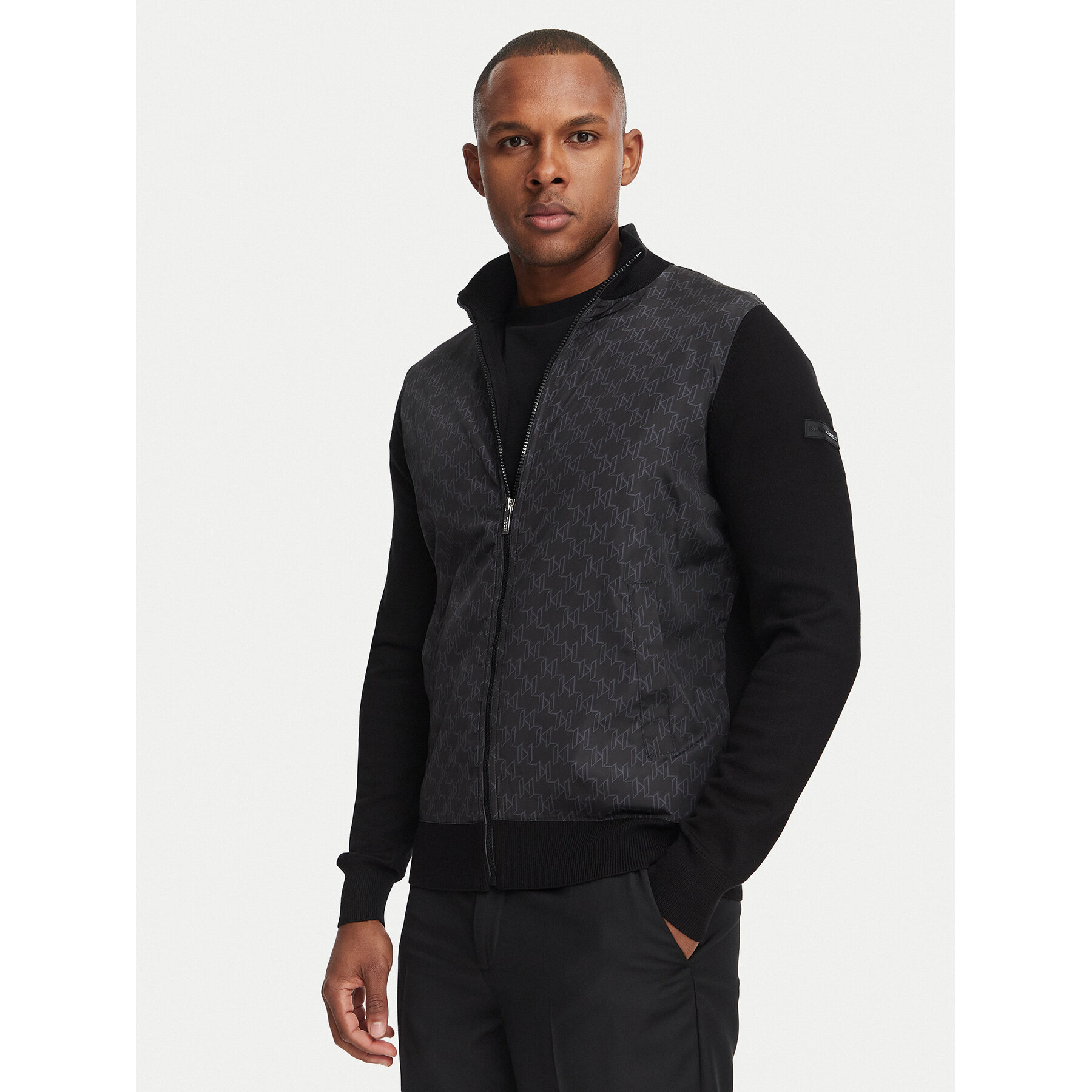 KARL LAGERFELD Sweatshirt 655014 561303 Schwarz Regular Fit