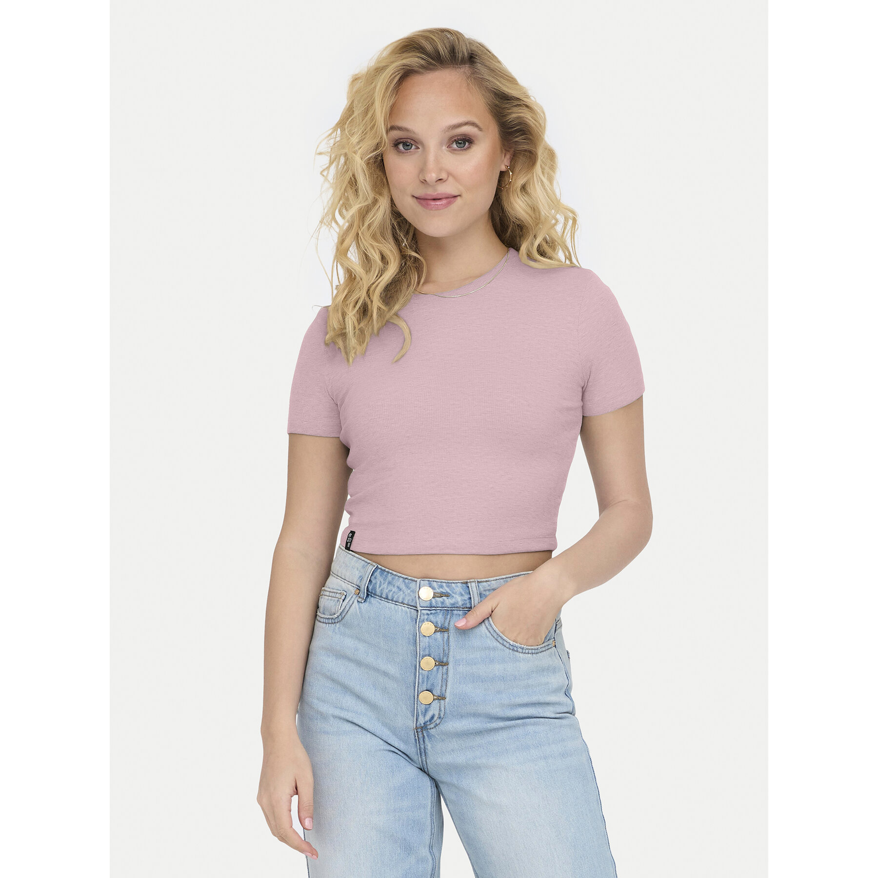 ONLY Marškinėliai Betty 15311891 Violetinė Regular Fit