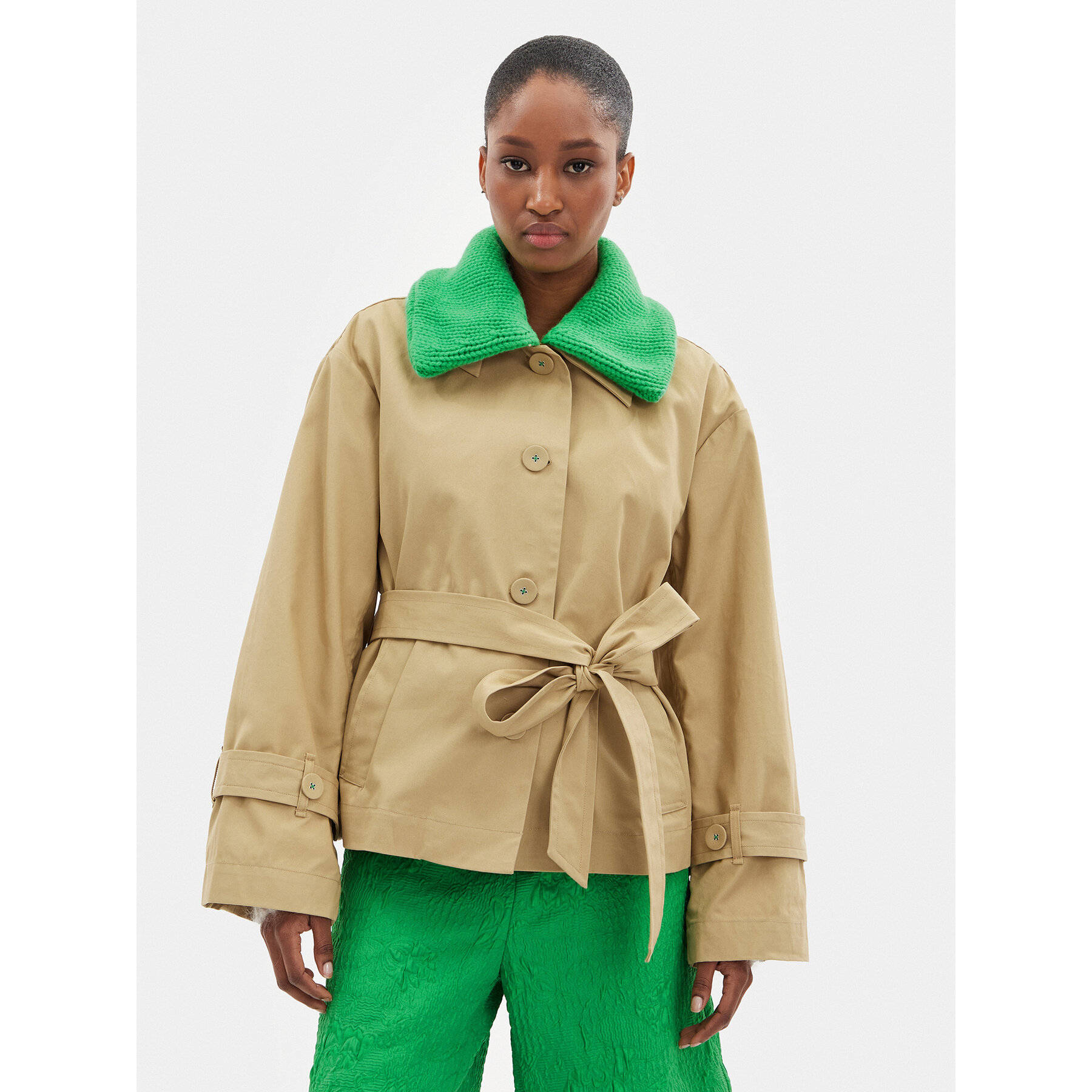 Custommade Übergangsjacke Francheska 999512802 Beige Regular Fit