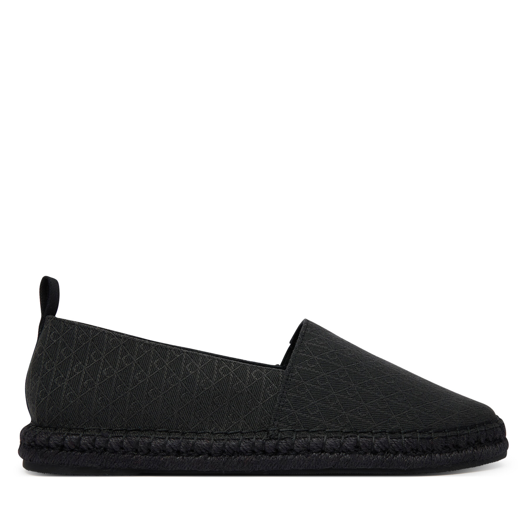 Еспадрили Calvin Klein Espadrille Aop Cv HM0HM02231 Черен