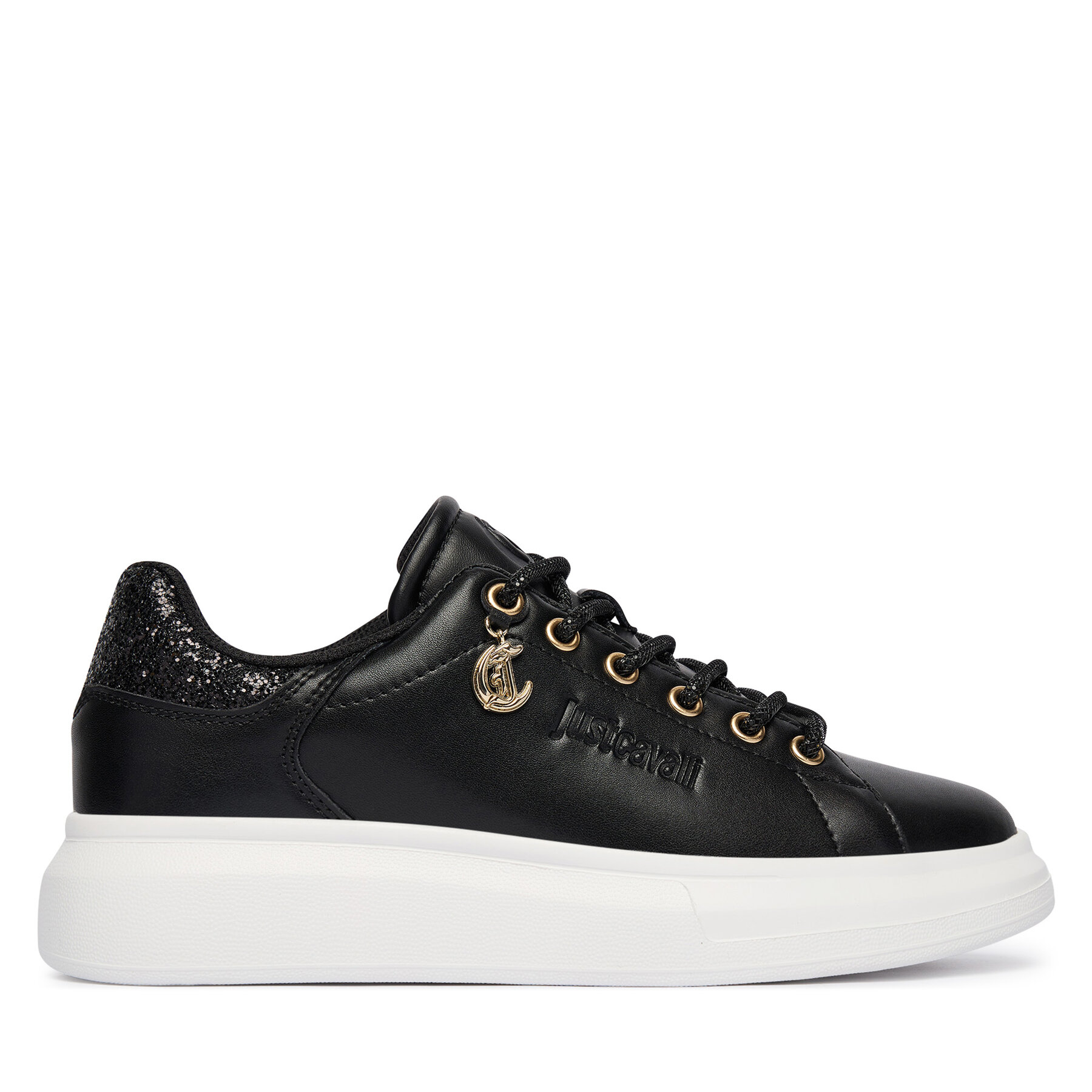 Sneakers Just Cavalli 80RA3SB1 ZPC03 Negru