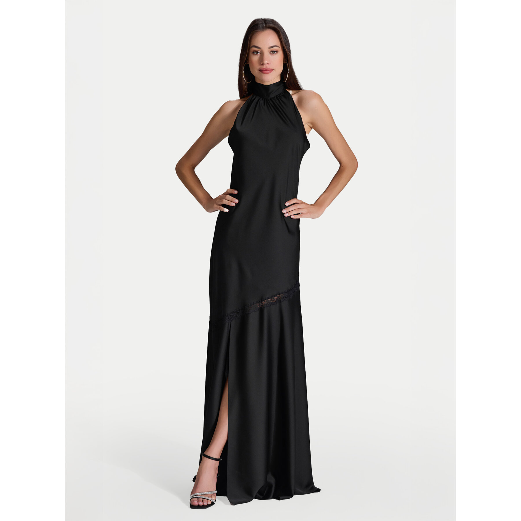 Swing Abendkleid 5AH22200 Schwarz Regular Fit