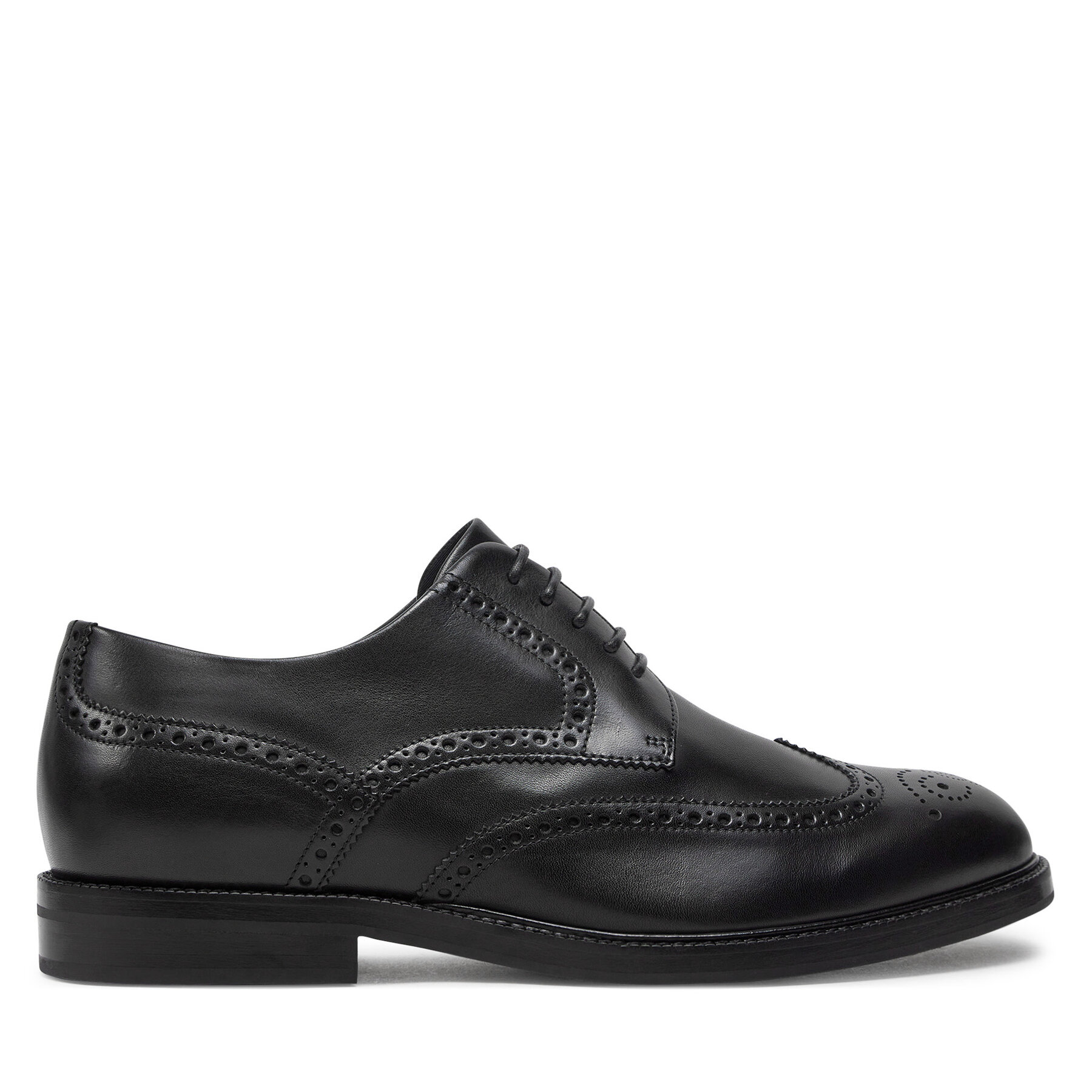 Обувки Boss Dressletic Derb bubr 50521227 Черен