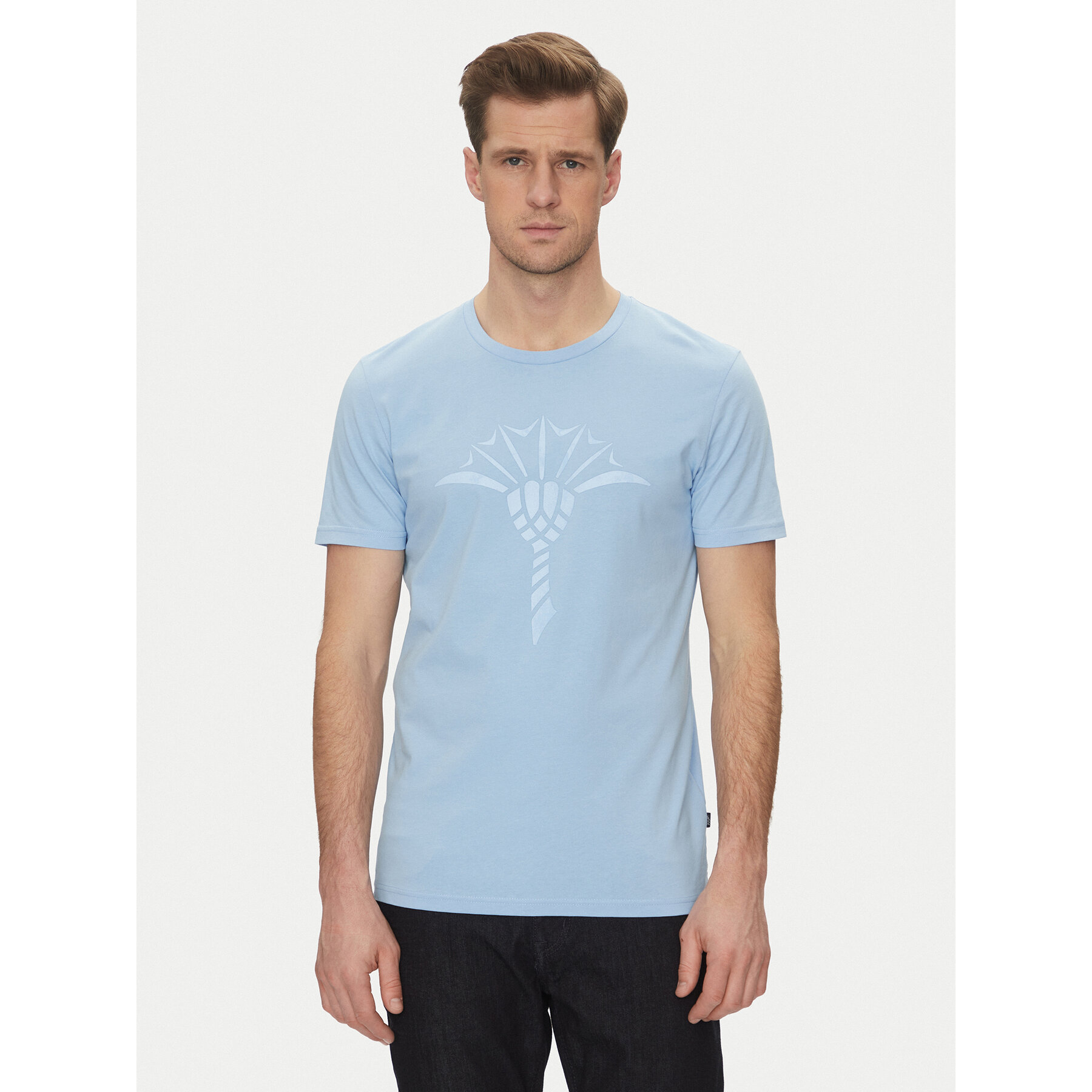 JOOP! Póló 17 JJ-01Alerio-3 30042432 Kék Modern Fit