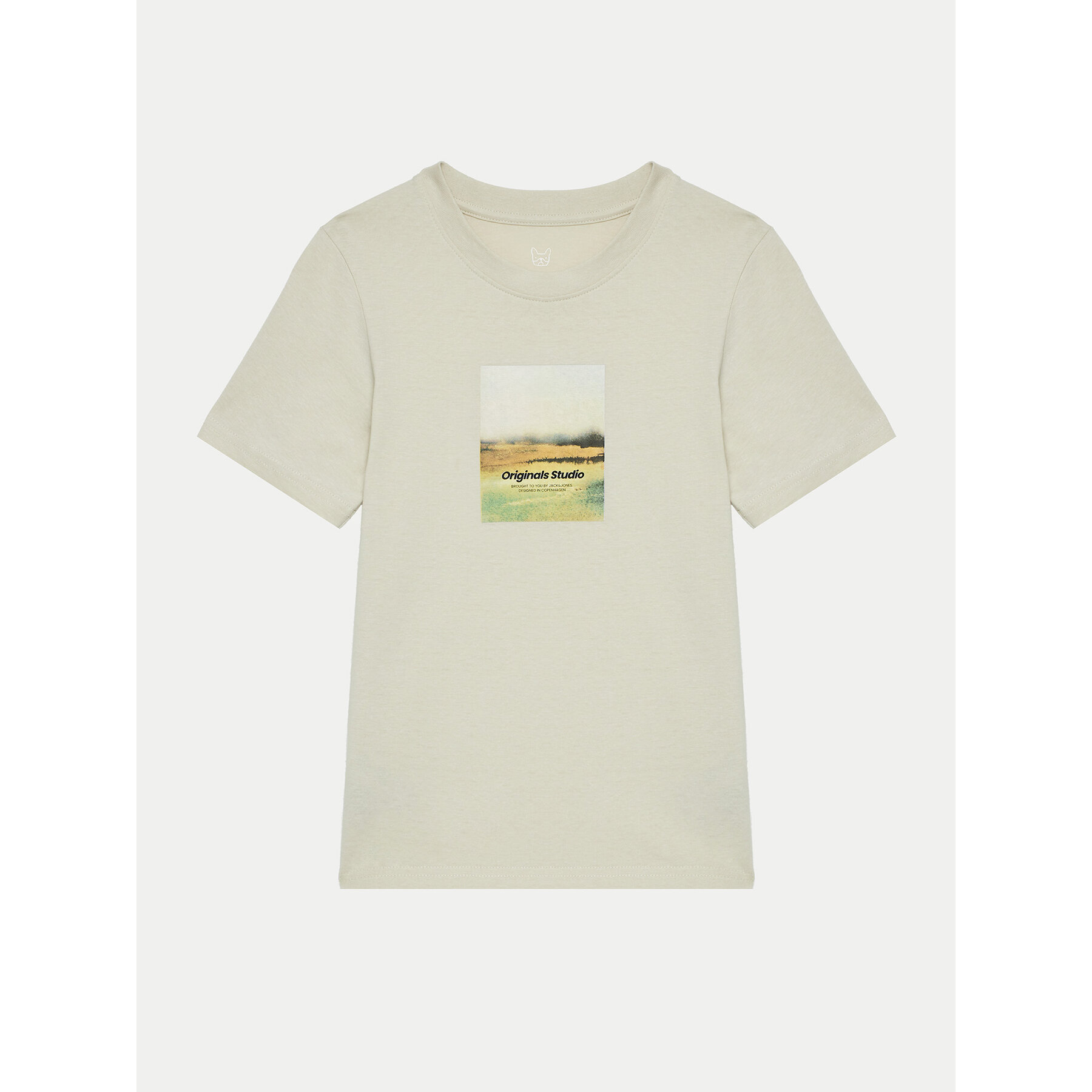 Jack&Jones Junior Jack&Jones Junior T-Shirt Vesterbro 12267453 Μπεζ Standard Fit