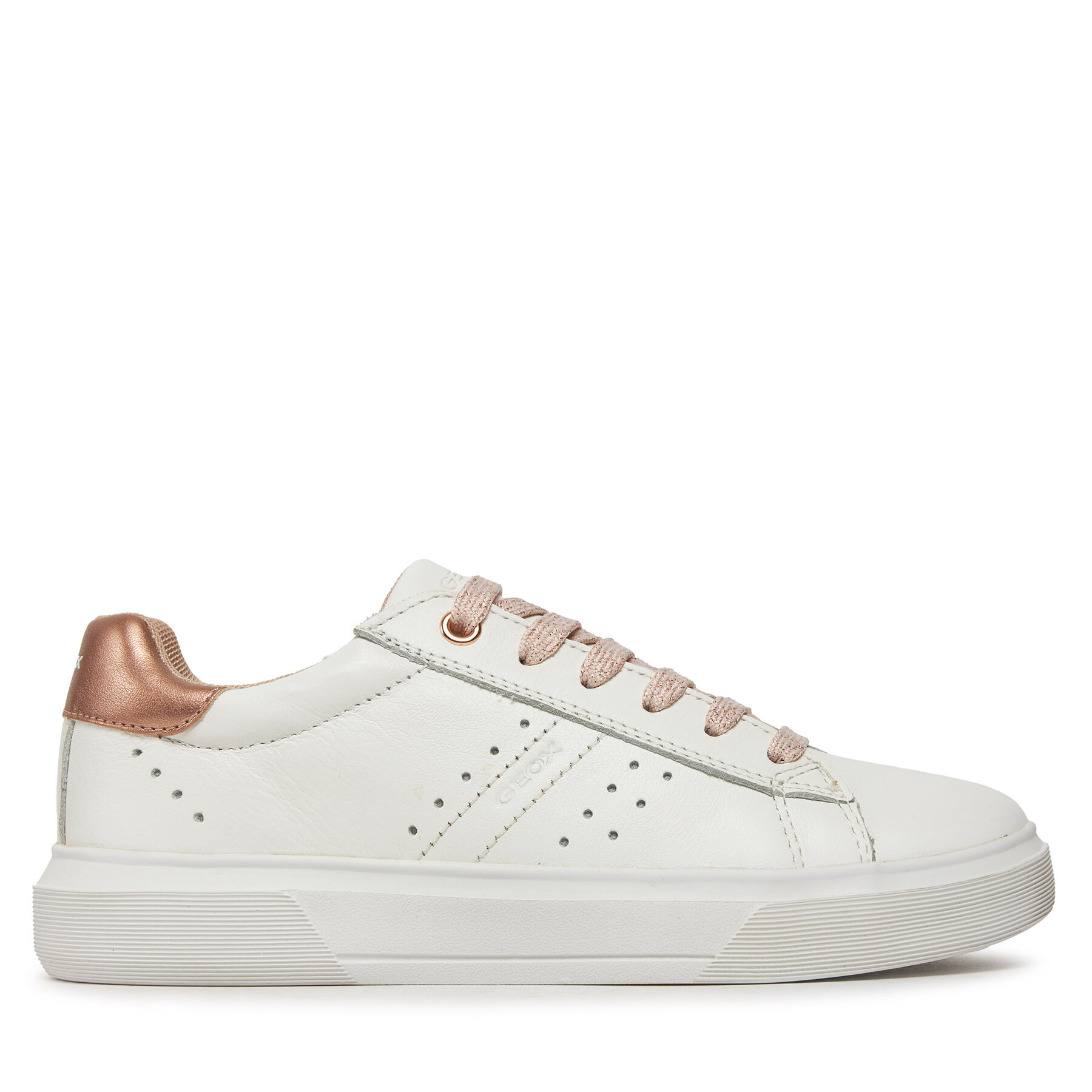 Snīkeri Geox J Nettuno Girl J45GCB 08554 C1Z8W S Balts