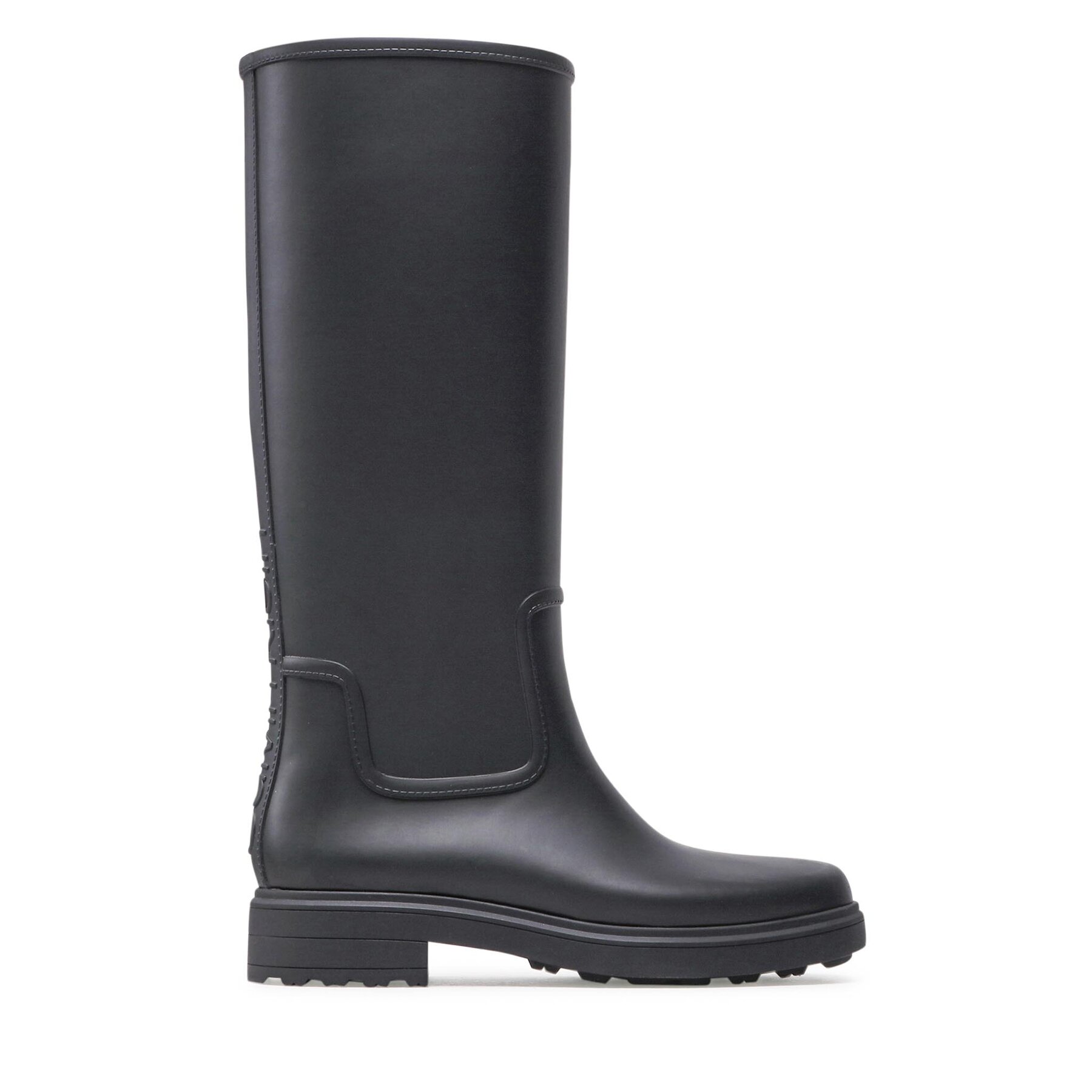 Gumijasti škornji Calvin Klein Rain Boot Knee W/Flc HW0HW01265 Ck Black BAX