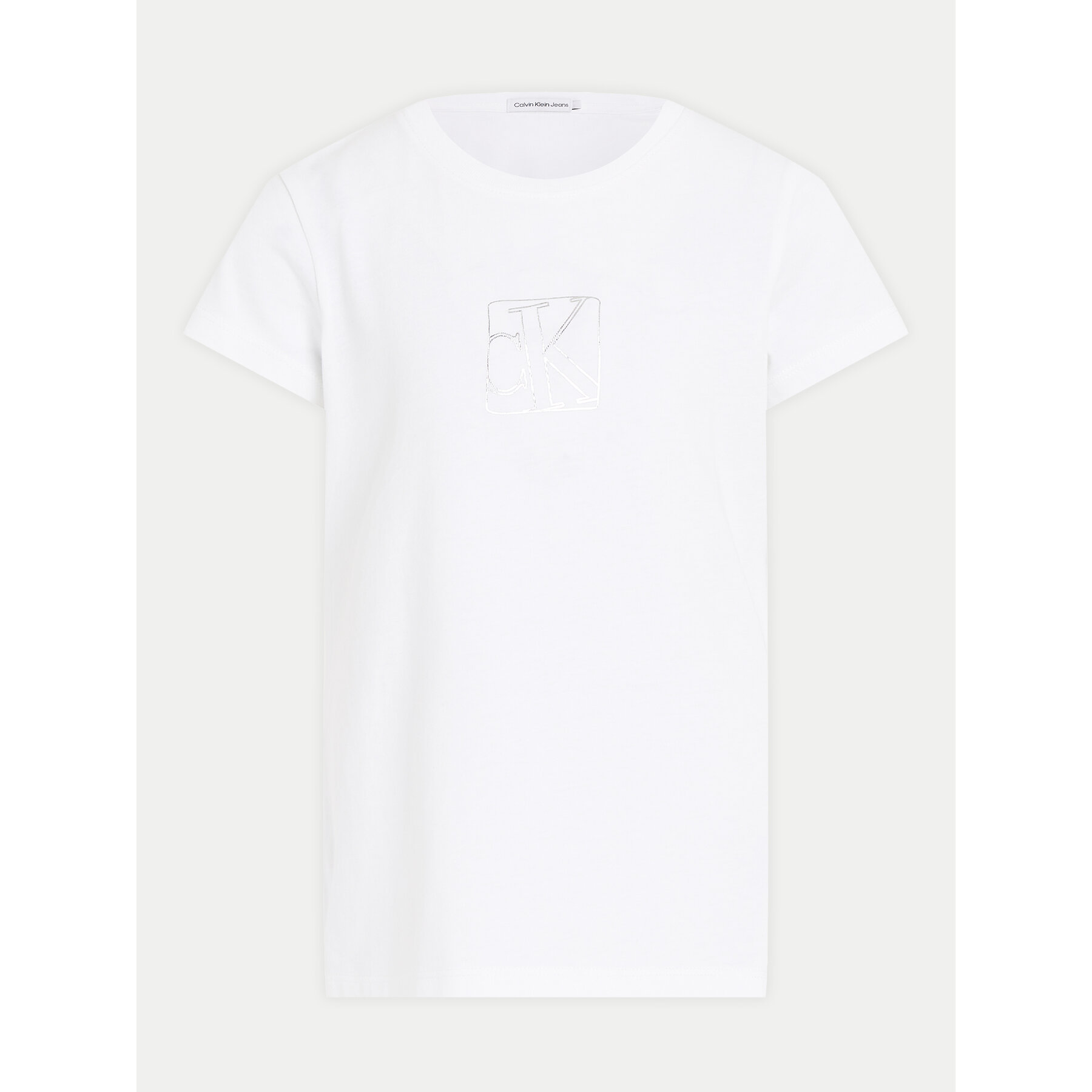 Calvin Klein Jeans Calvin Klein Jeans T-Shirt Monogram IG0IG02530 D Λευκό Slim Fit
