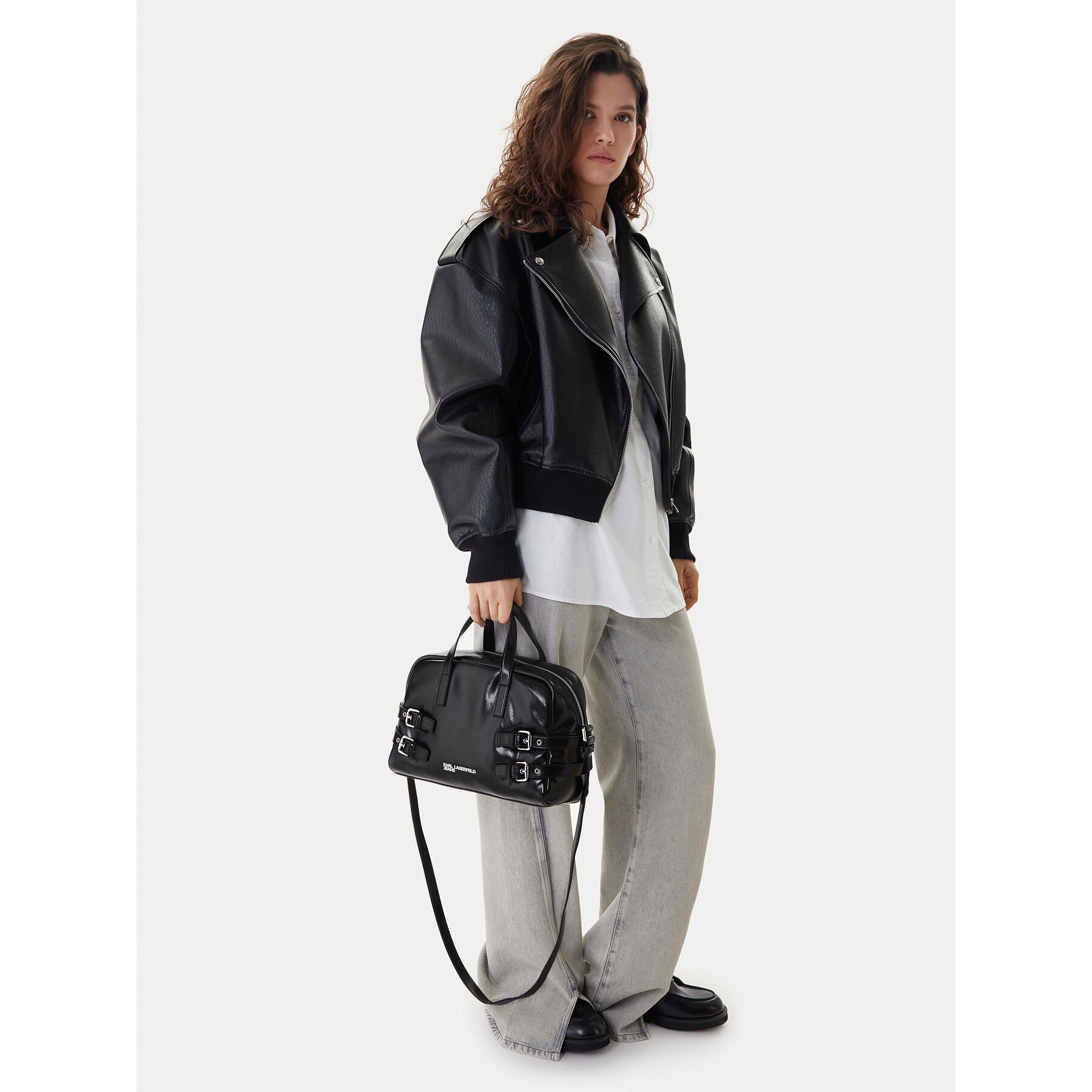 Geantă Karl Lagerfeld Jeans B1W30158 Negru