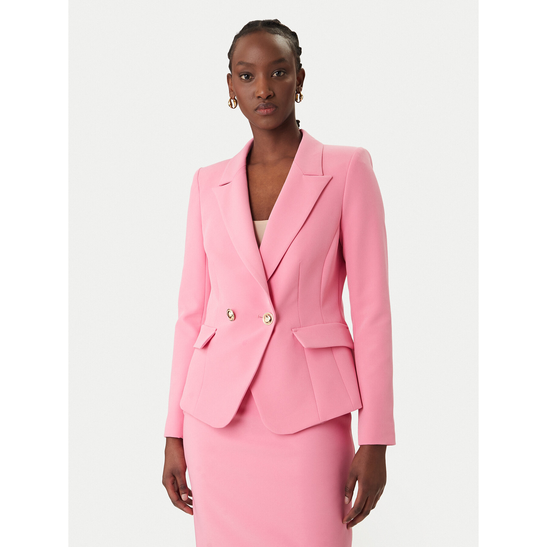 Rinascimento Sakko CFC0128643003 Rosa Regular Fit
