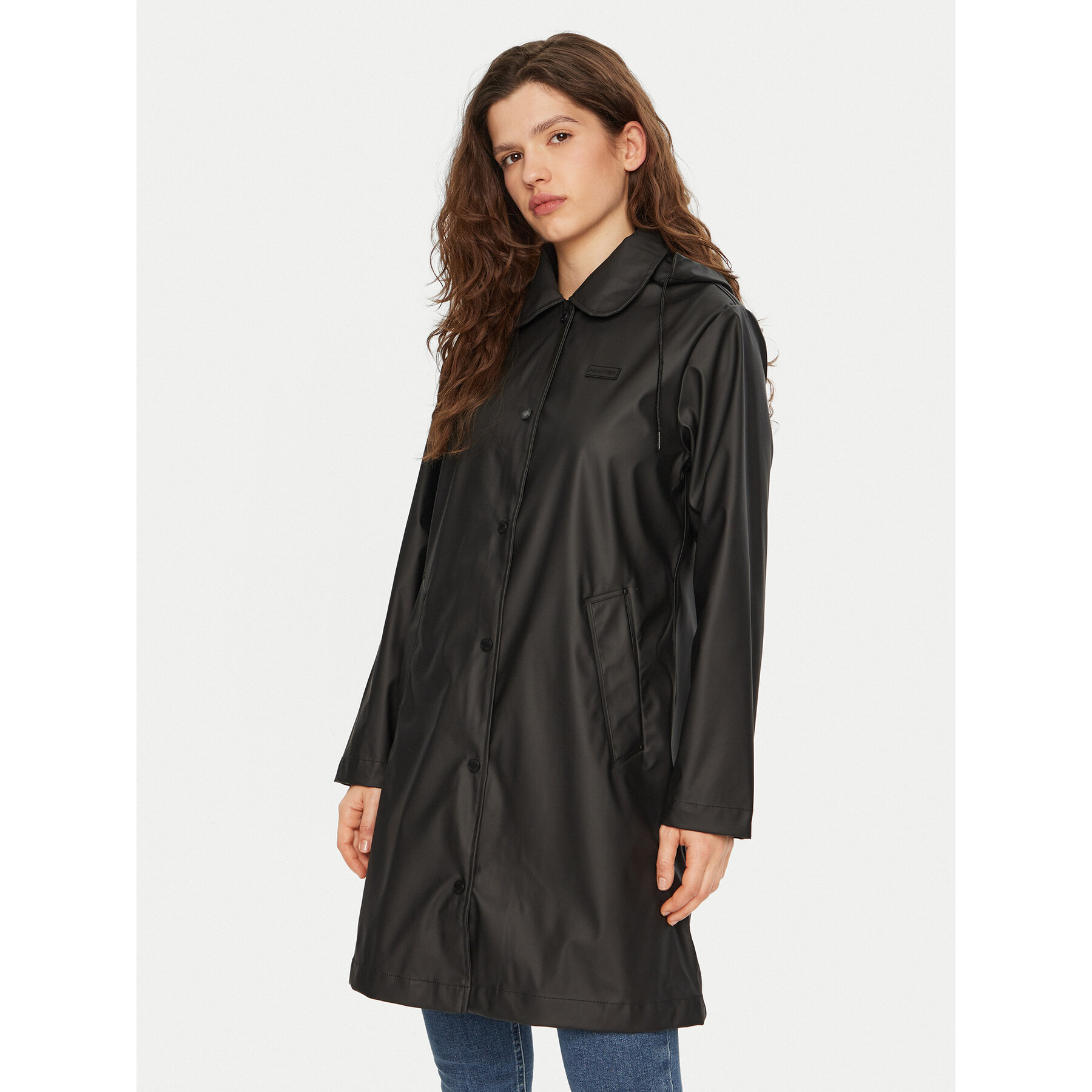 Hunter Vodootporna jakna Benja HARW0020242 Crna Regular Fit