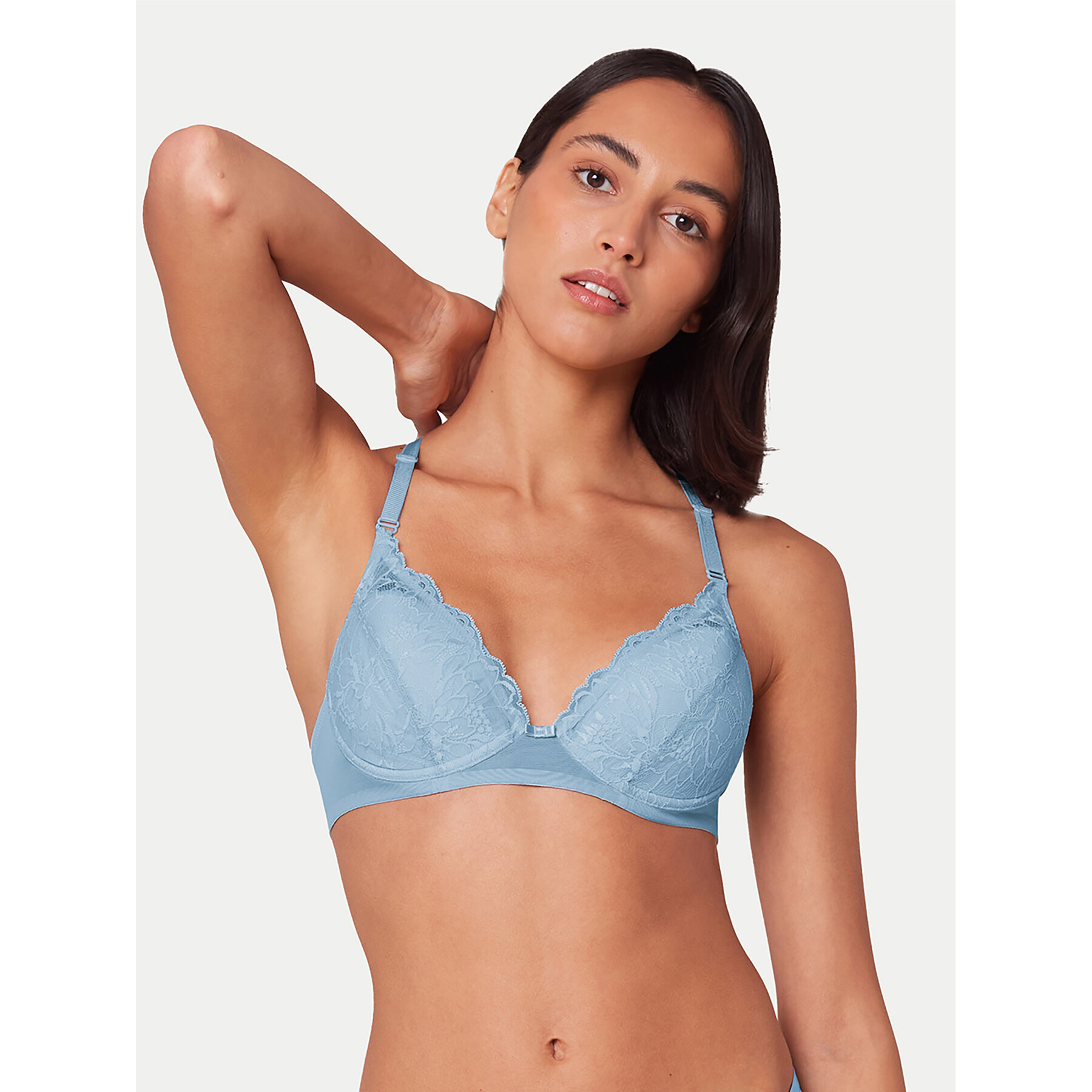 Triumph Melltartó alsó huzallal Amourette Charm 10217747 Kék