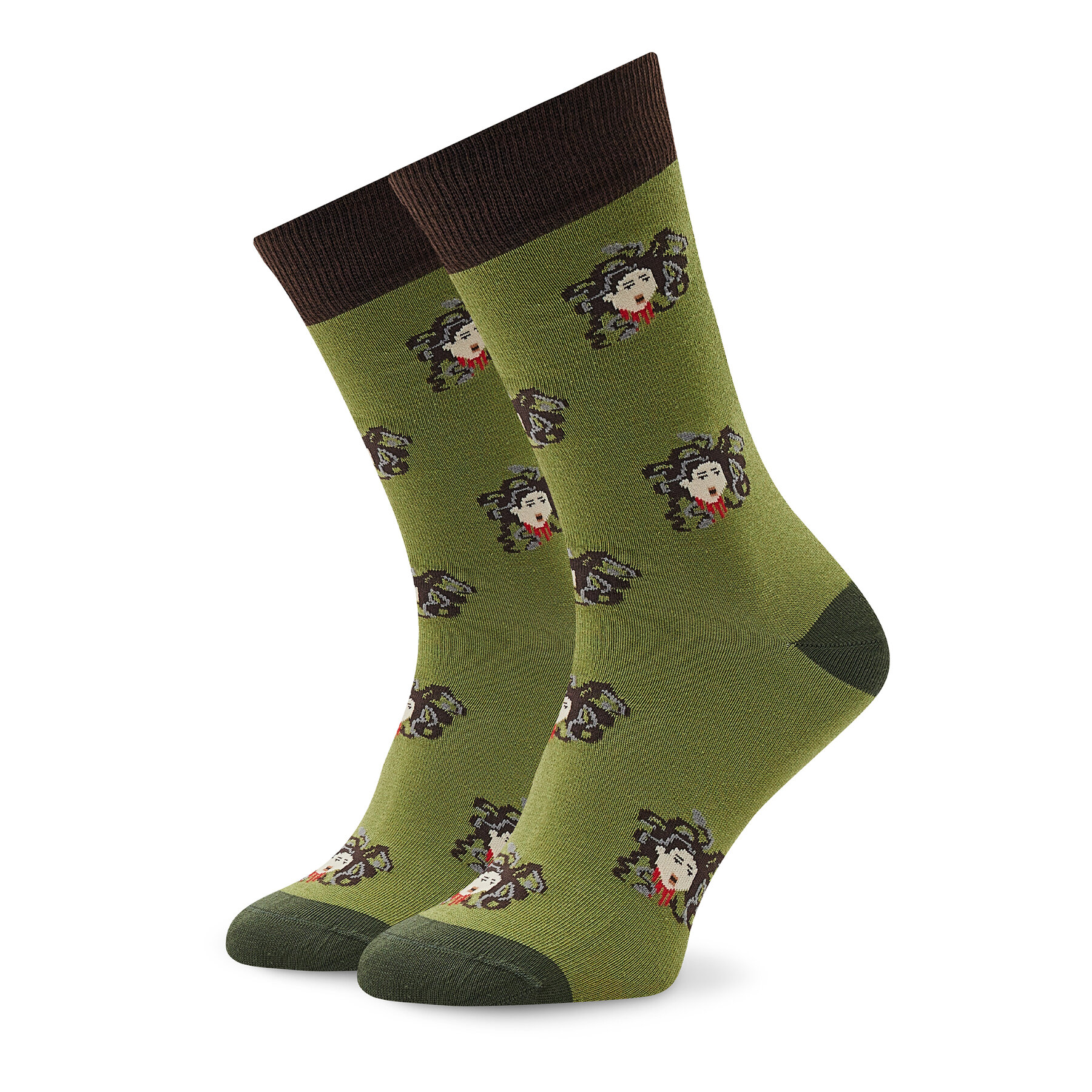 Chaussettes hautes unisex Curator Socks Medusa Vert