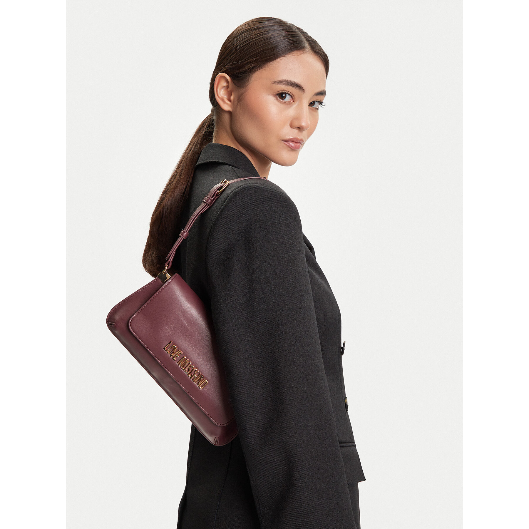 Τσάντα LOVE MOSCHINO JC4058PP1NLO0552 Μπορντό