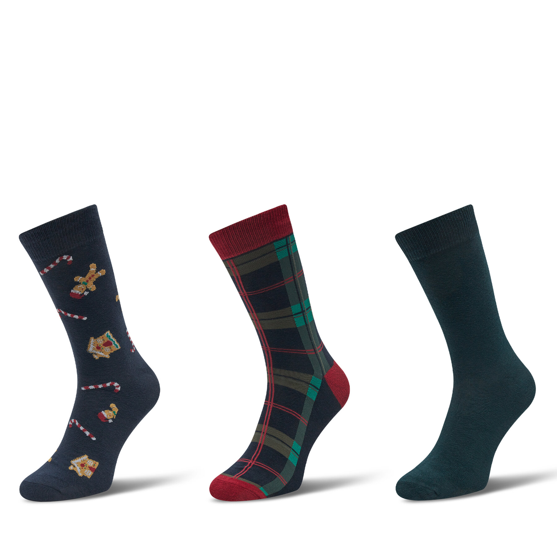 3 pares de calcetines altos para hombre Jack&Jones 12266790 De color