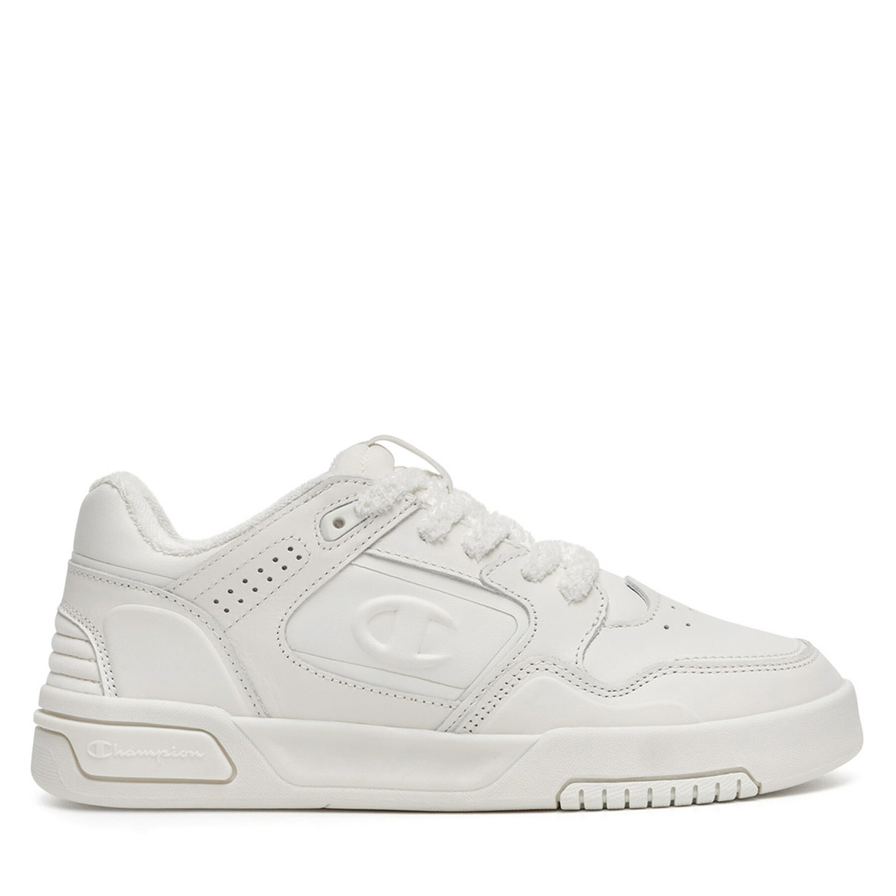 Sneakersy Champion ZN80 LOW BOUCLET S11701-WW017 Écru