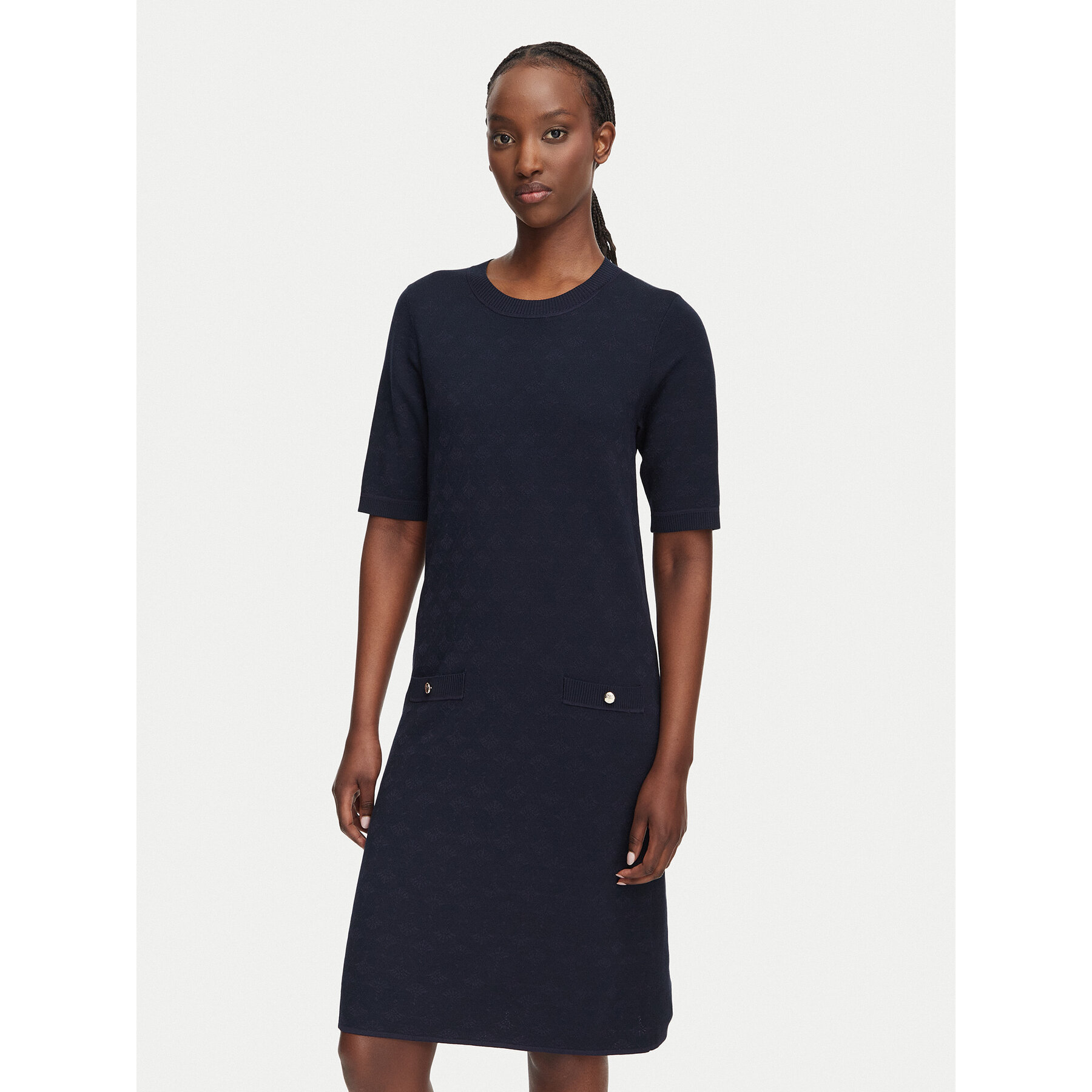 JOOP! Strickkleid 263Kn32Kulana 30103289 Dunkelblau Slim Fit