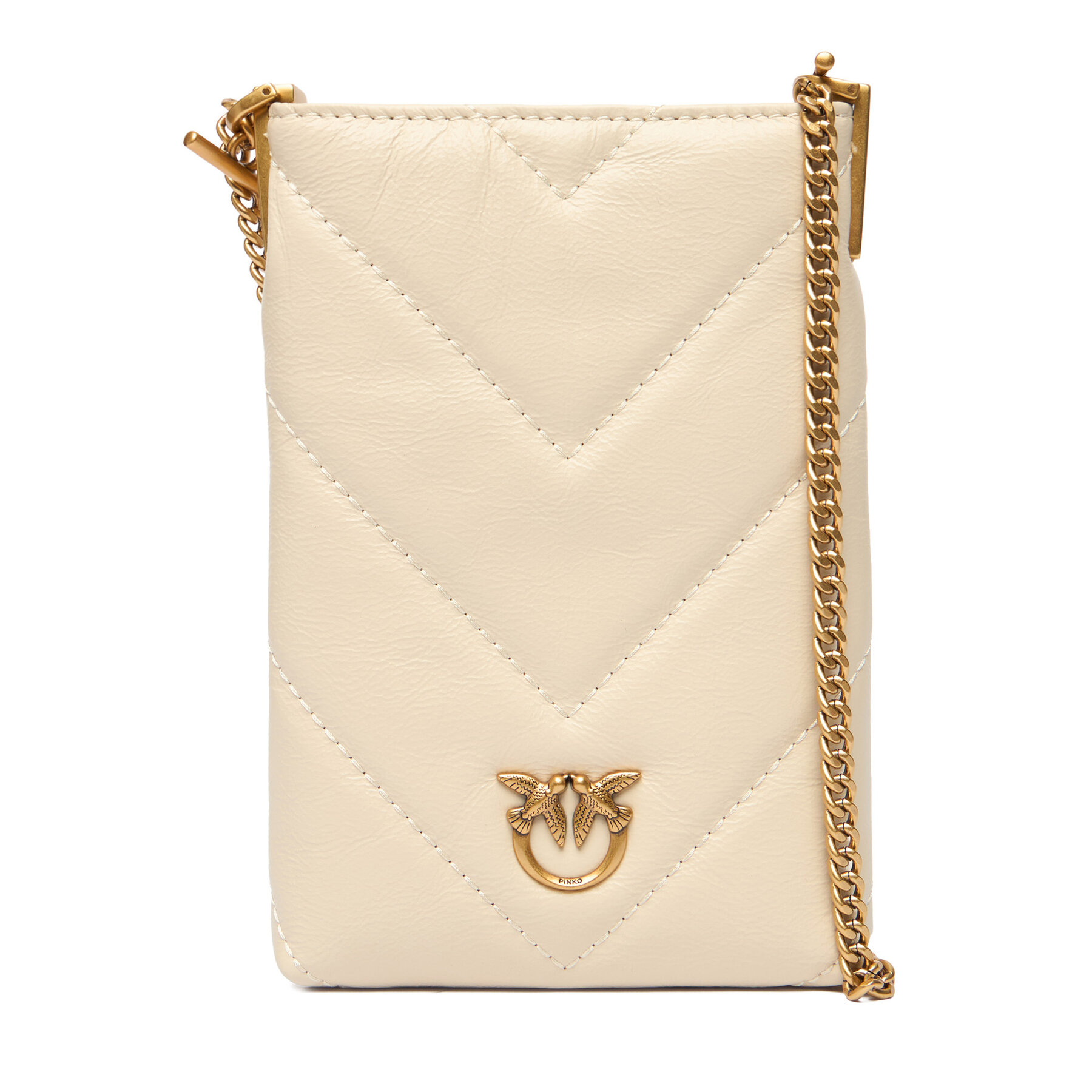 PINKO Τσαντάκι Κινητού PINKO Phone Case PCPL 105358 A2W2 Εκρού