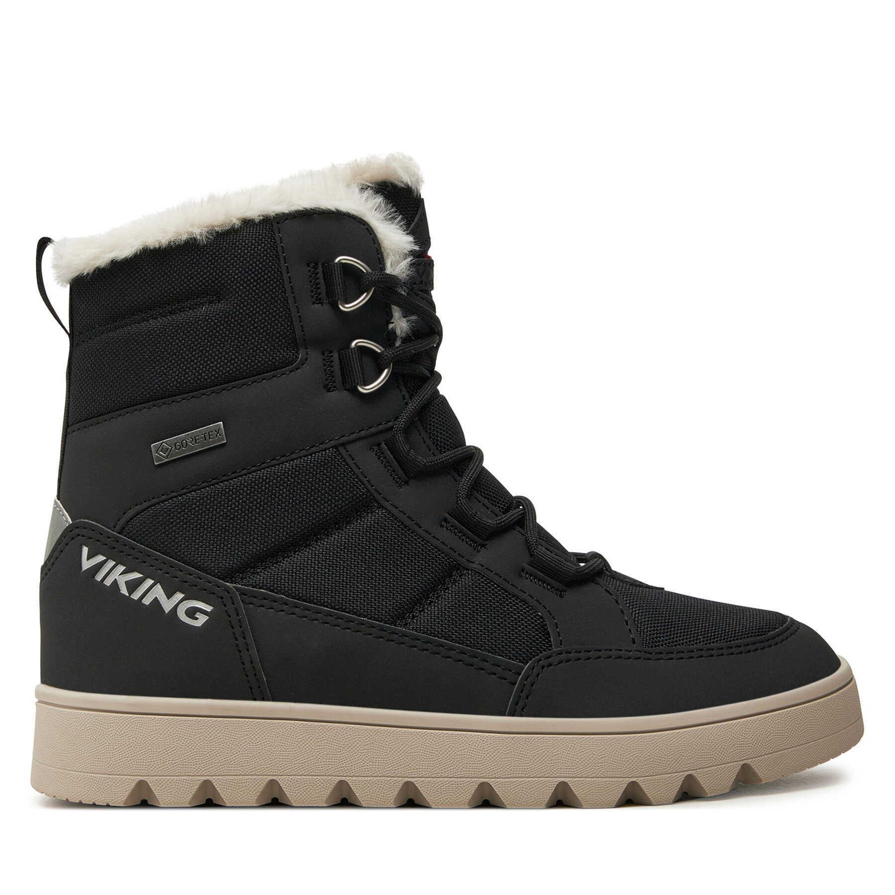 Bottes de neige Viking Fleek Warm GTX GORE-TEX Zip 3-94720-2 Noir